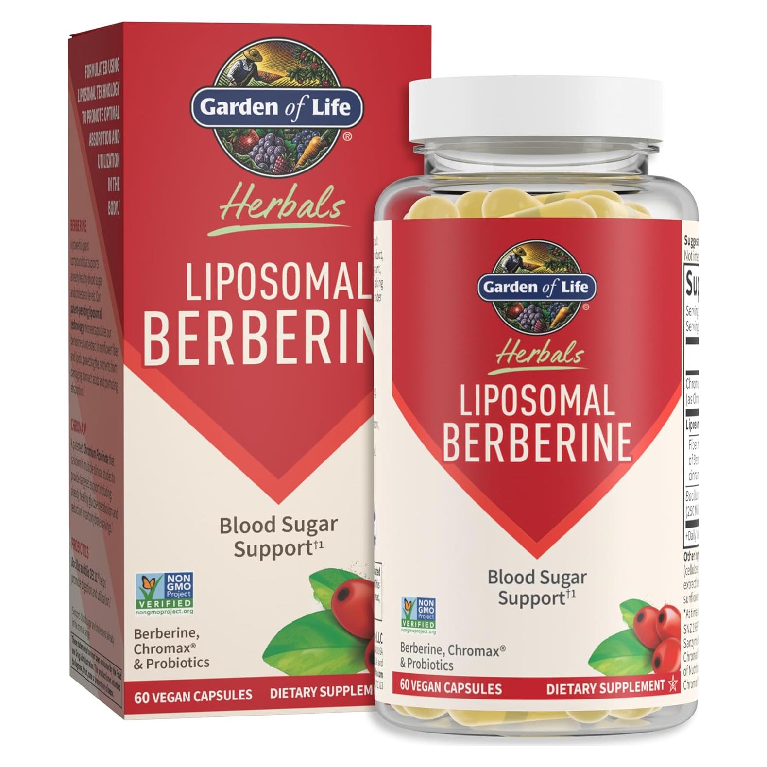 Suplemento Berberina Liposomal Jardín de la Vida 30 Porciones