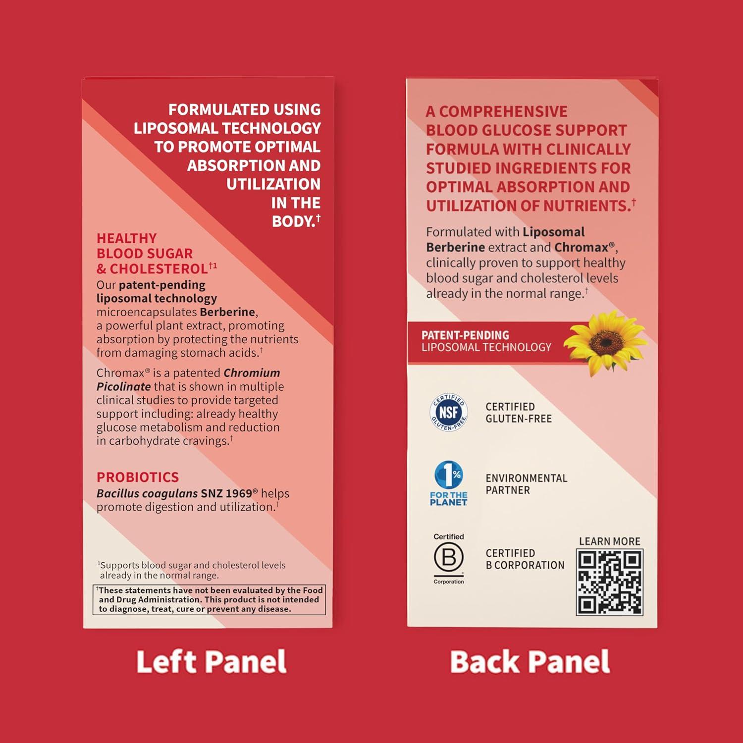 Suplemento Berberina Liposomal Jardín de la Vida 30 Porciones