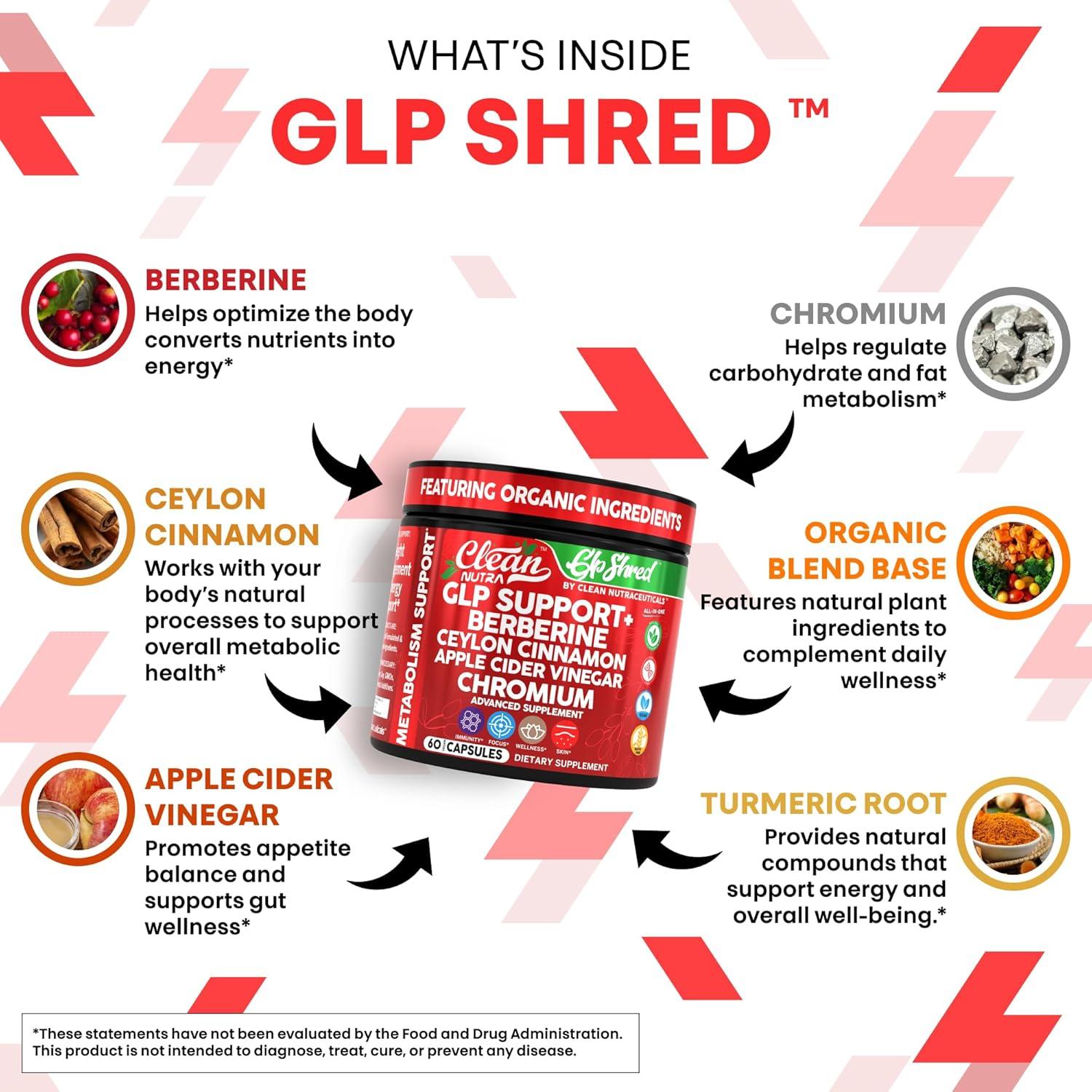 Suplemento Metabólico Clean Nutra Berberina 1500mg 60 Cápsulas