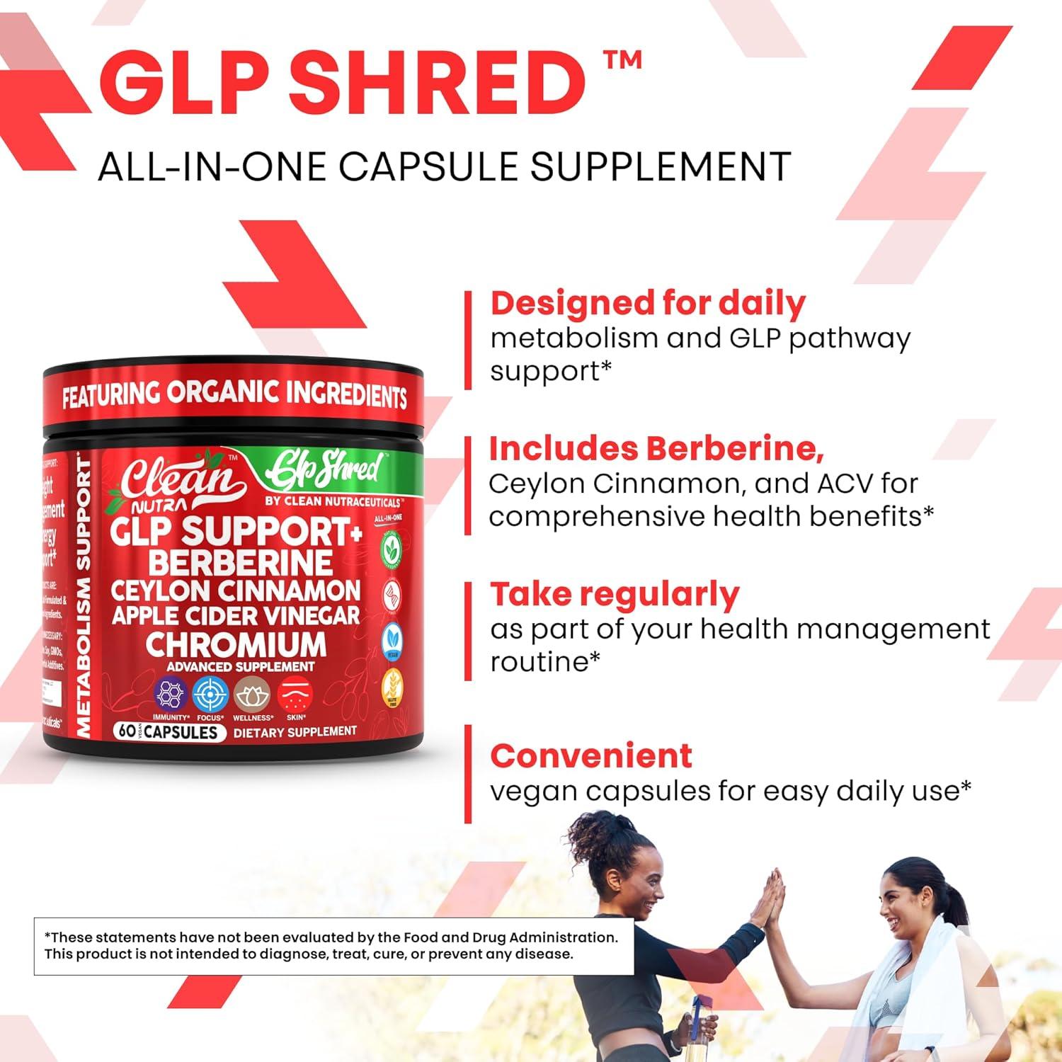 Suplemento Metabólico Clean Nutra Berberina 1500mg 60 Cápsulas