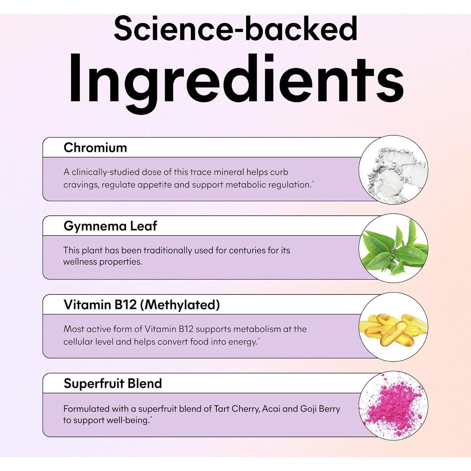 Lemme Curb Cravings Gominolas Suaves - Control de Apetito y Metabolismo