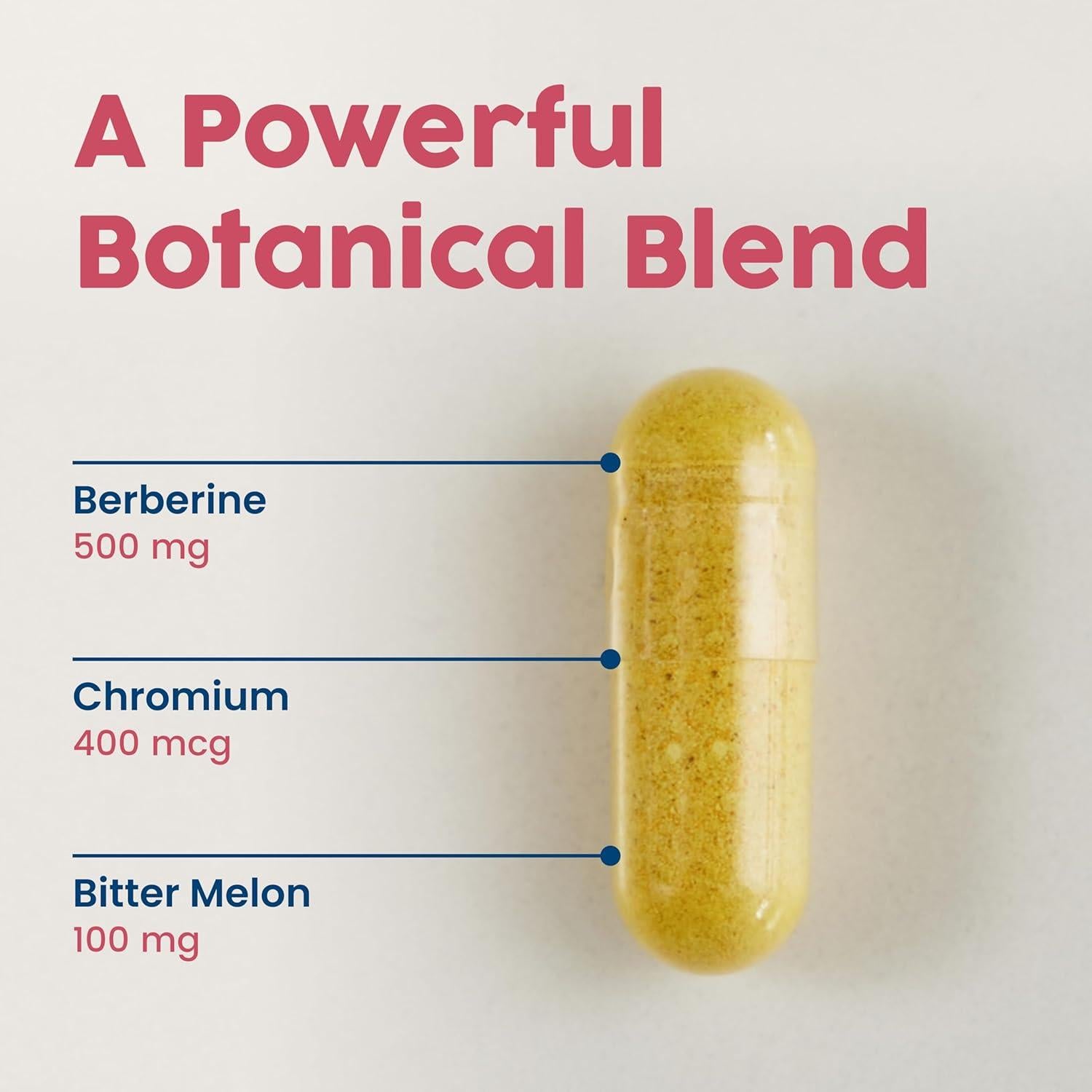 Complejo de Berberina HCl 3-en-1 NativePath 500mg 60 Cápsulas