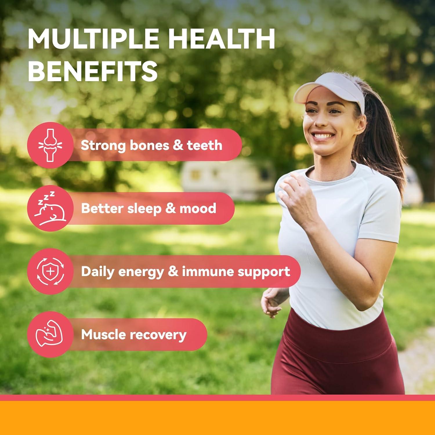 Gomitas de Calcio Magnesio Zinc Brillo Interno 11-en-1 300g