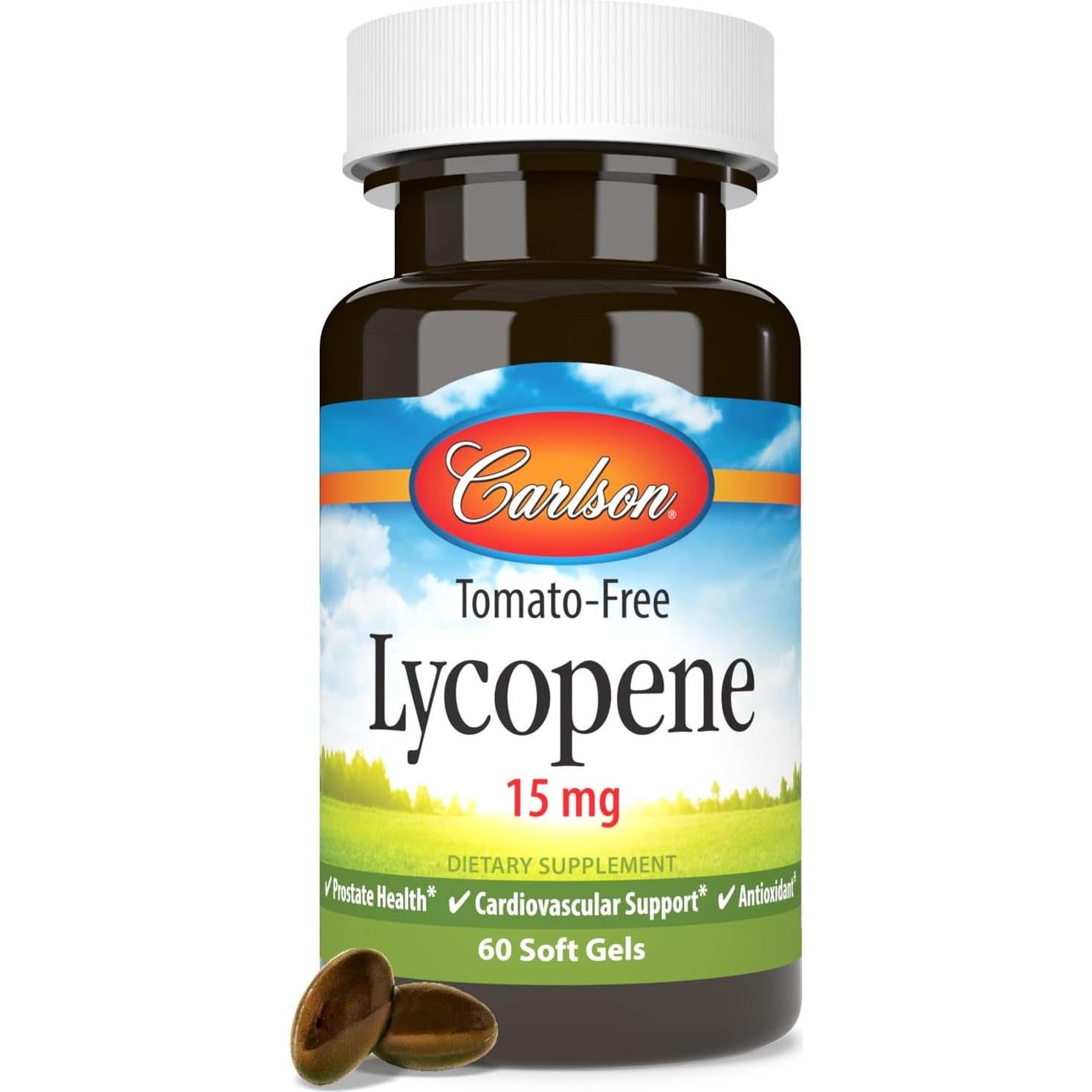 Licopeno Carlson 15 mg Sin Tomate 60 Gelatinas Blandas