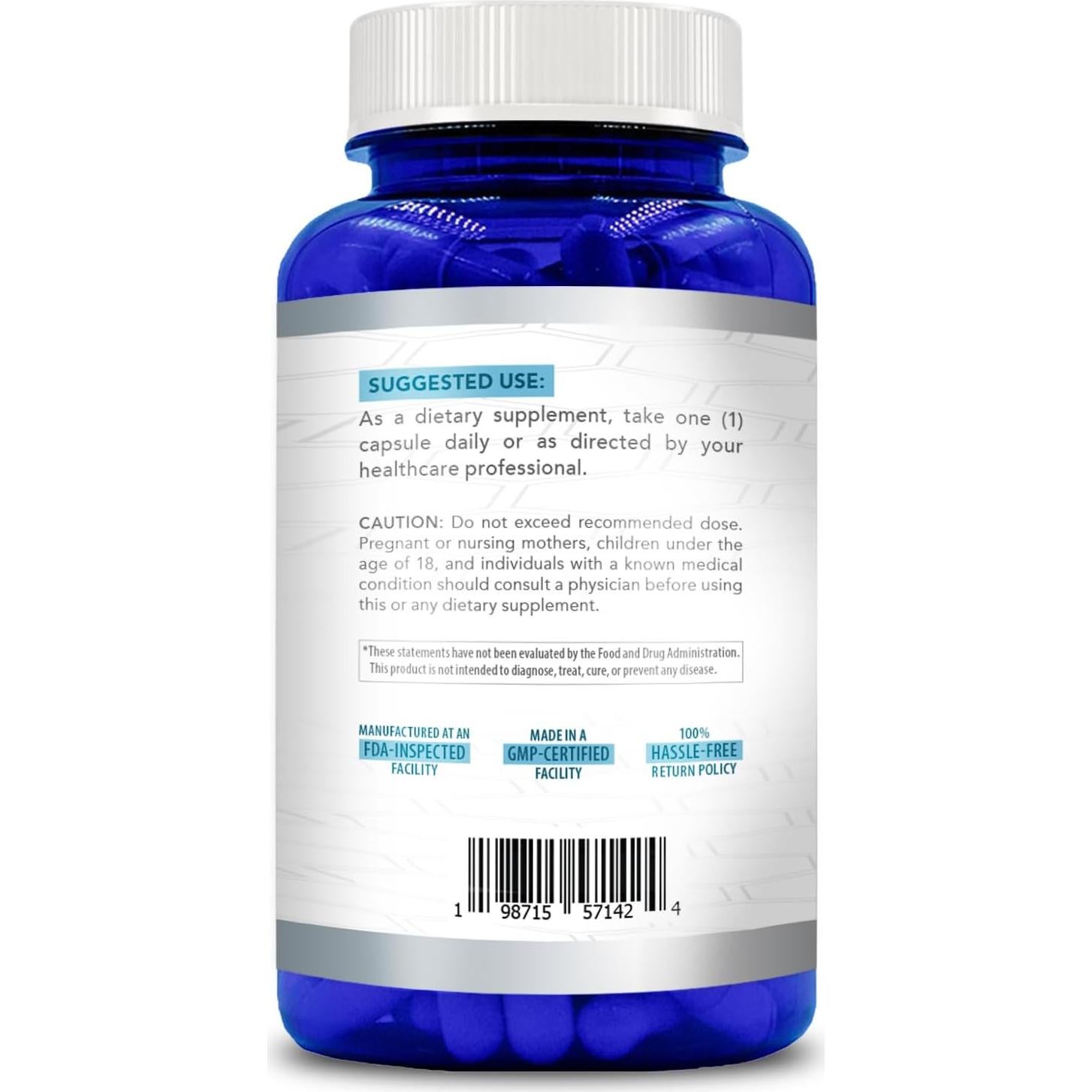 Suplemento Vegano de Astaxantina y Licopeno 50mg 100 Cápsulas