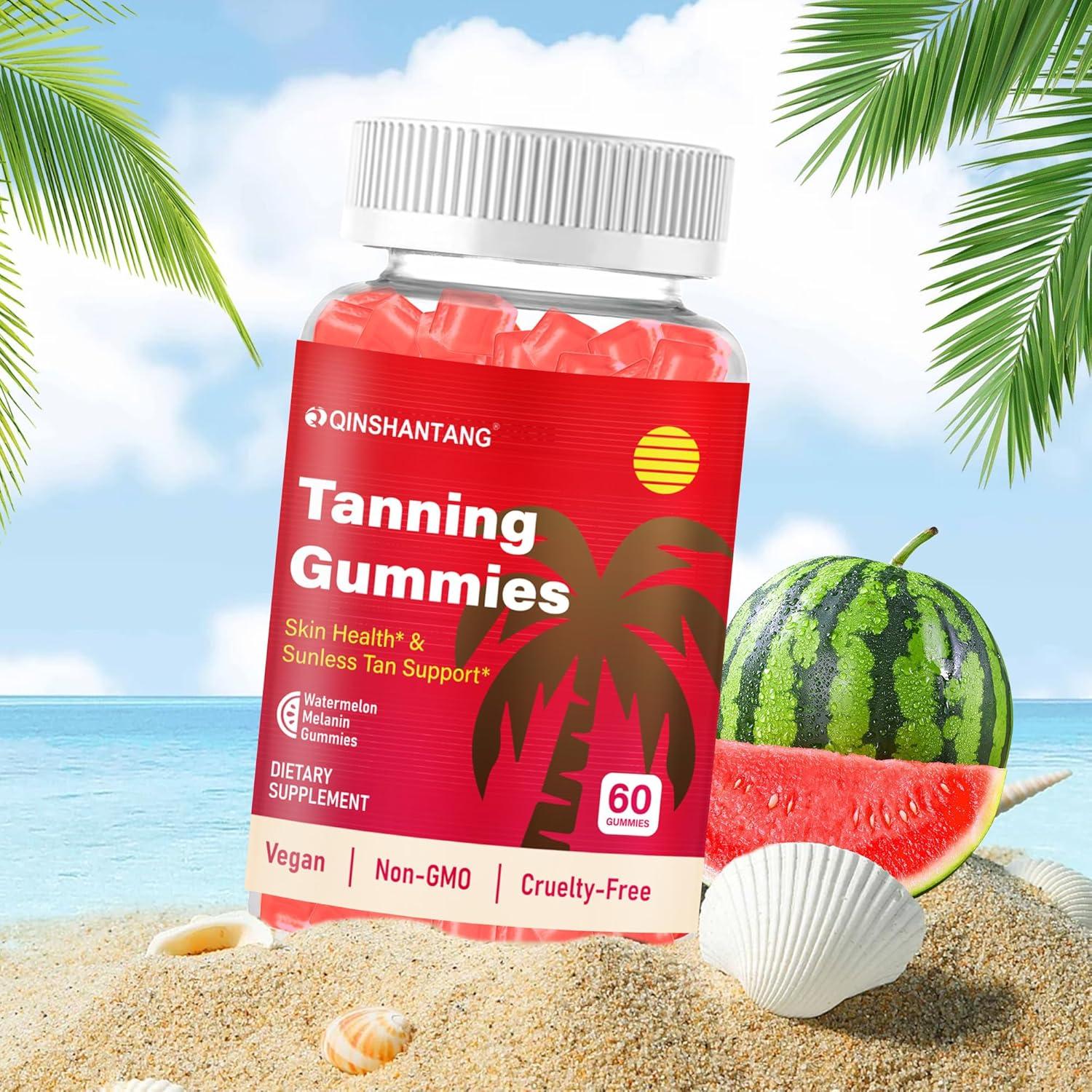 Gomitas Bronceadoras QIN SHAN TANG 60 Unidades Sin Azúcar
