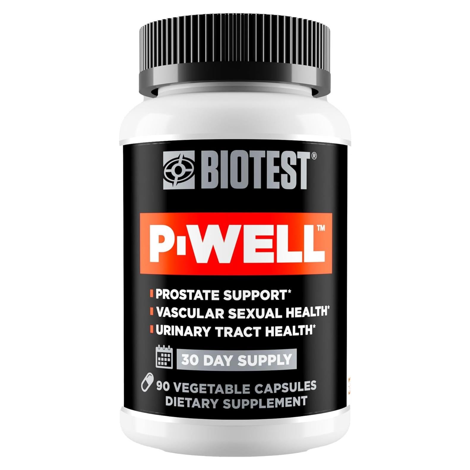 Suplemento Prostático Biotest P-Well 30 Cápsulas 180mg