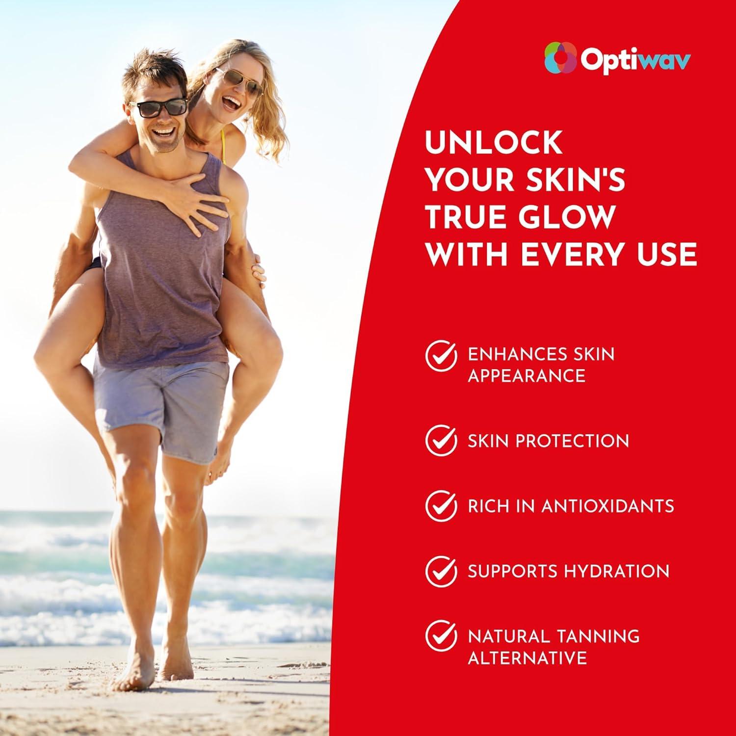 Gomitas Bronceadoras OptiWav 60 Unidades - Veganas Sin Azúcar