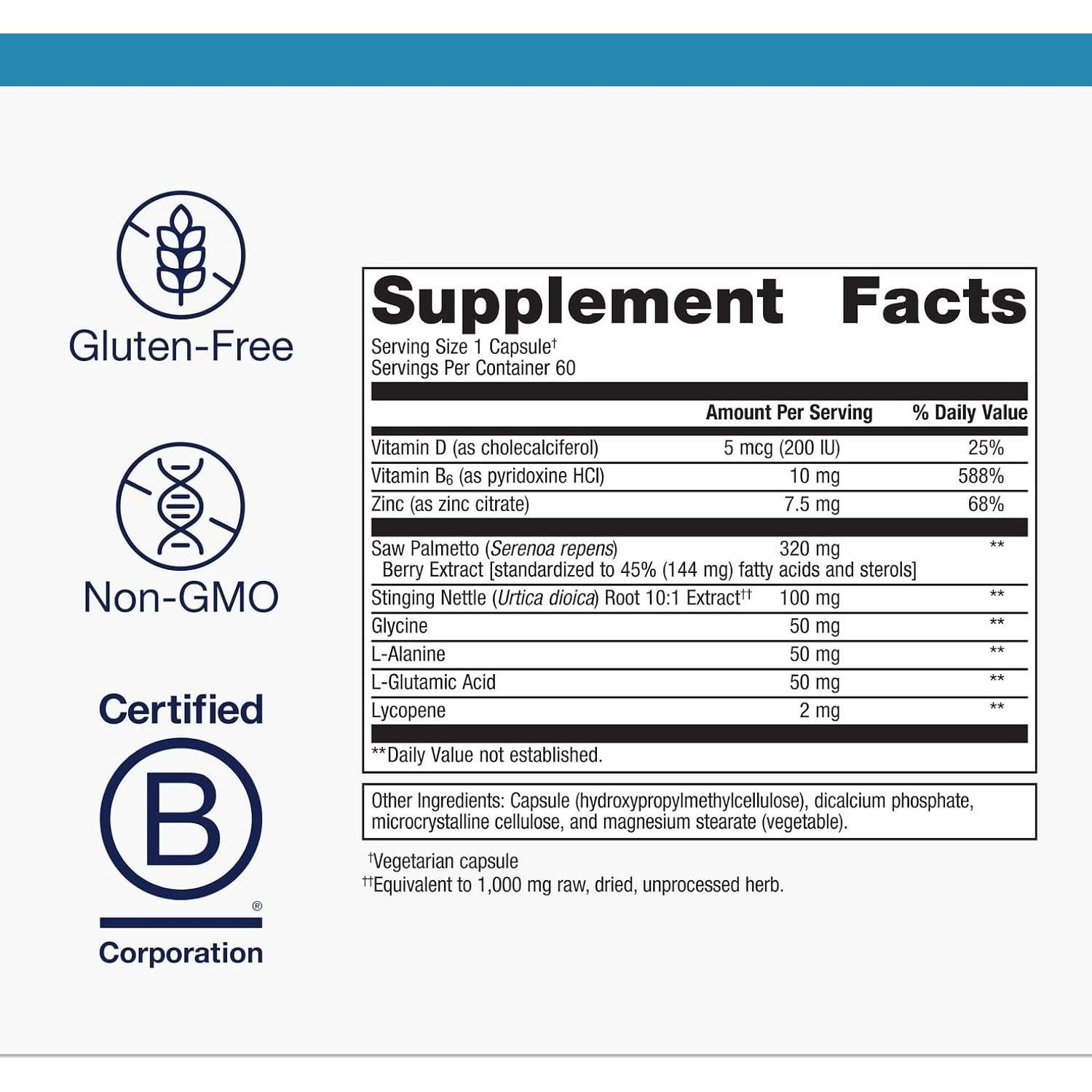 Suplemento Prostático Metagenics Ultra Prostagen 60 Cápsulas