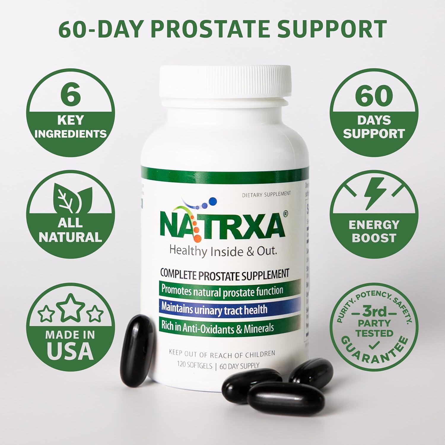 Suplemento Prostático Natrxa Centurion 120 Cápsulas Blandas