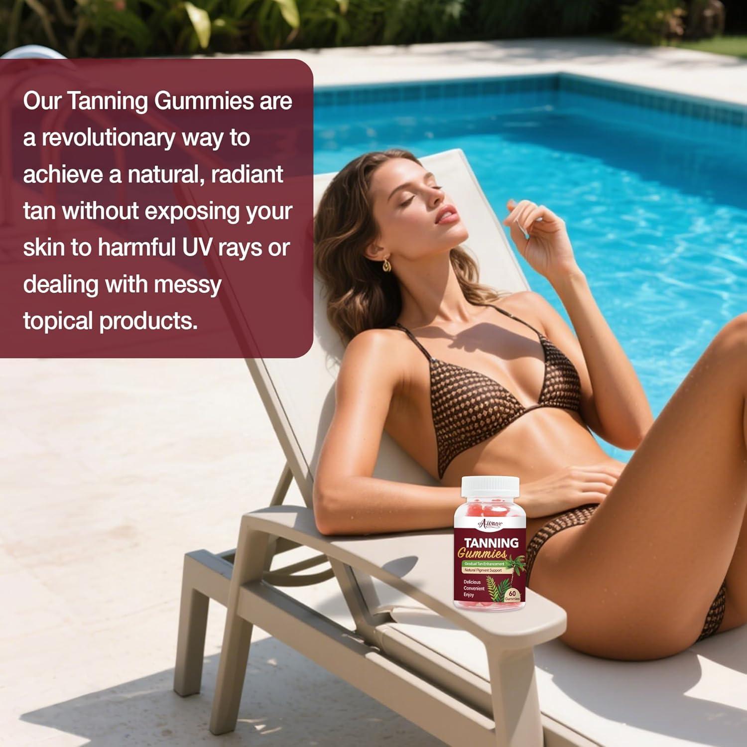 Gomitas Bronceadas Auranic 60 Unidades con Beta Caroteno