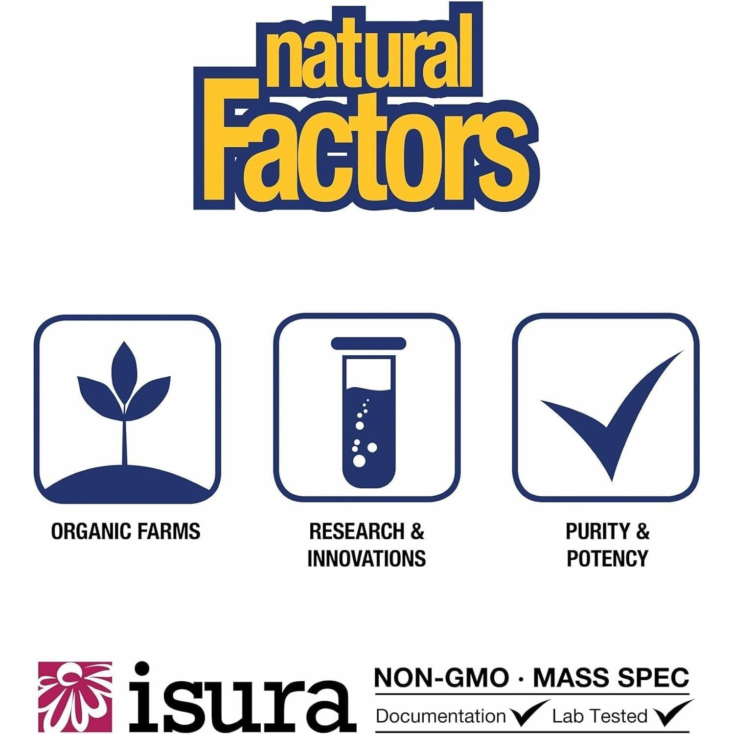 Luteína 40 mg Factores Naturales con Zeaxantina 60 Gelatinas