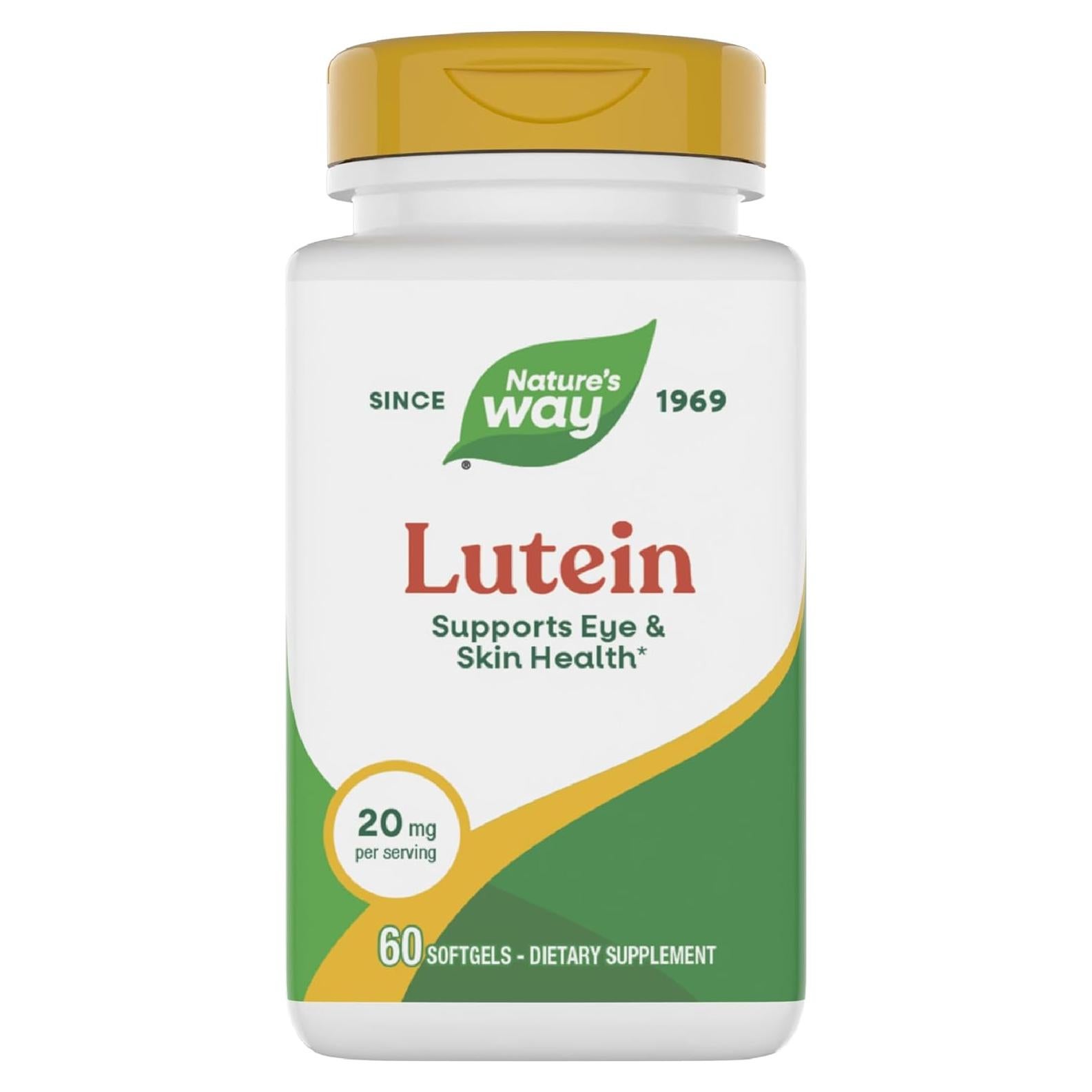 Luteína Nature's Way 60 Geles Blandos Salud Ocular