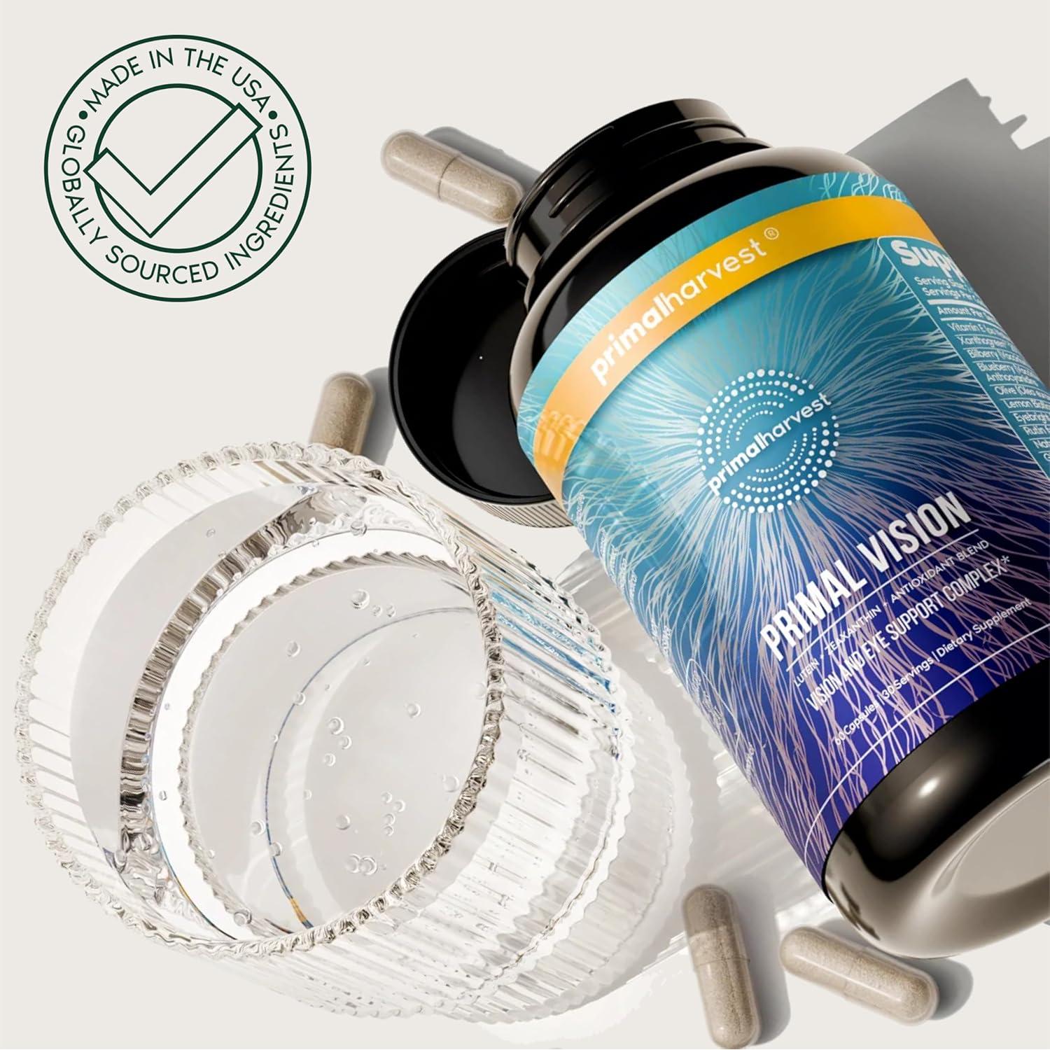 Cosecha Primal Suplemento Ocular con Luteína y Zinc 60 Cápsulas