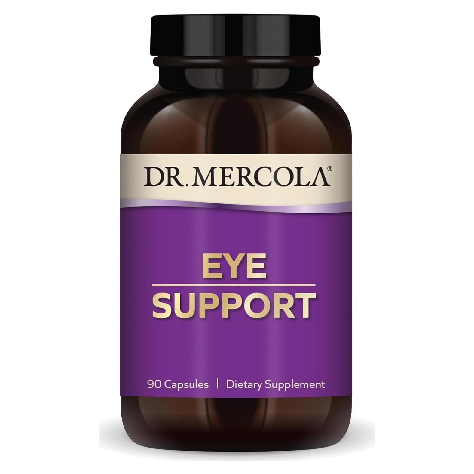 Suplemento Ocular Dr. Mercola - Luteína, Zeaxantina, 90 Cápsulas