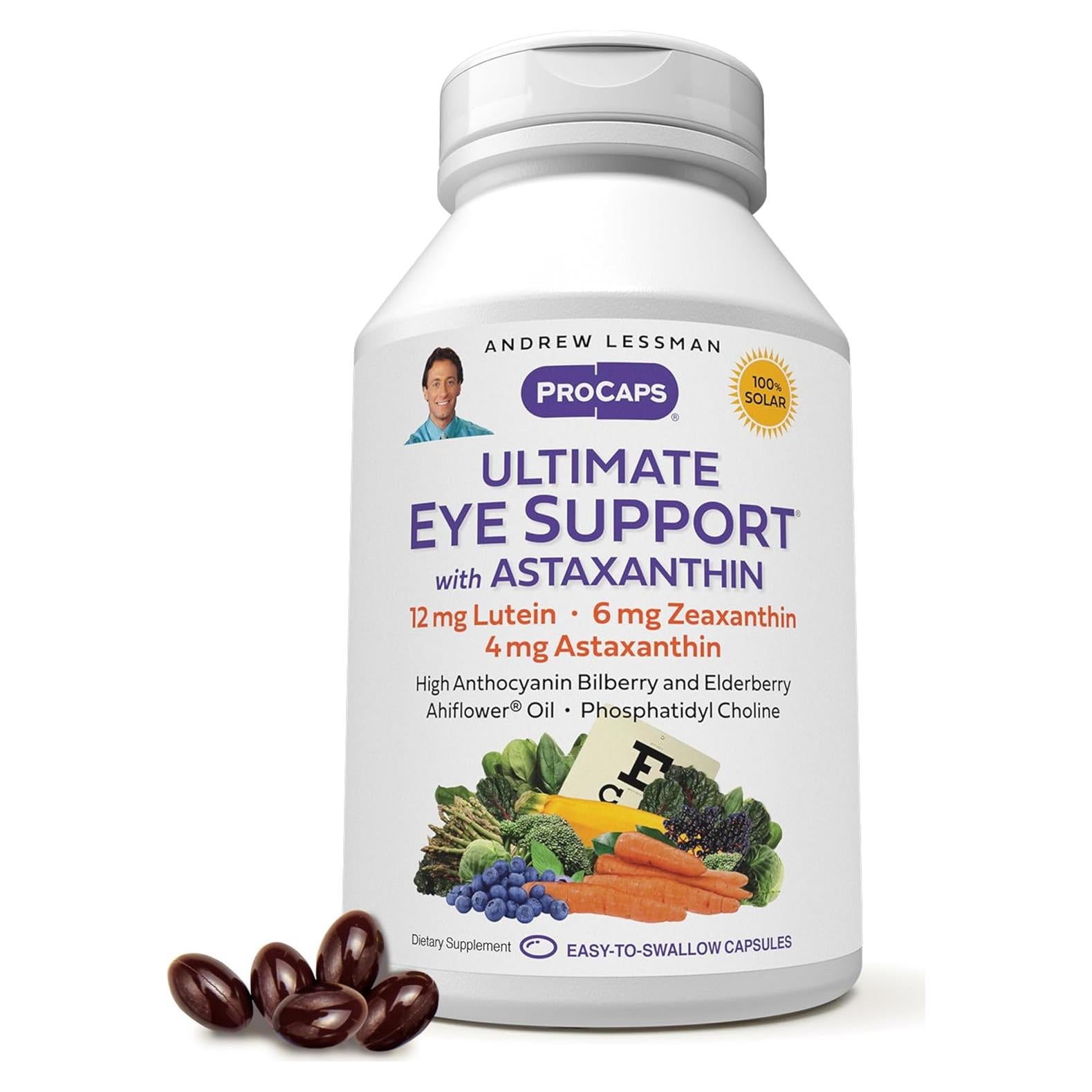 Suplemento Ocular Andrew Lessman 30 Gelatinas 12mg Luteína