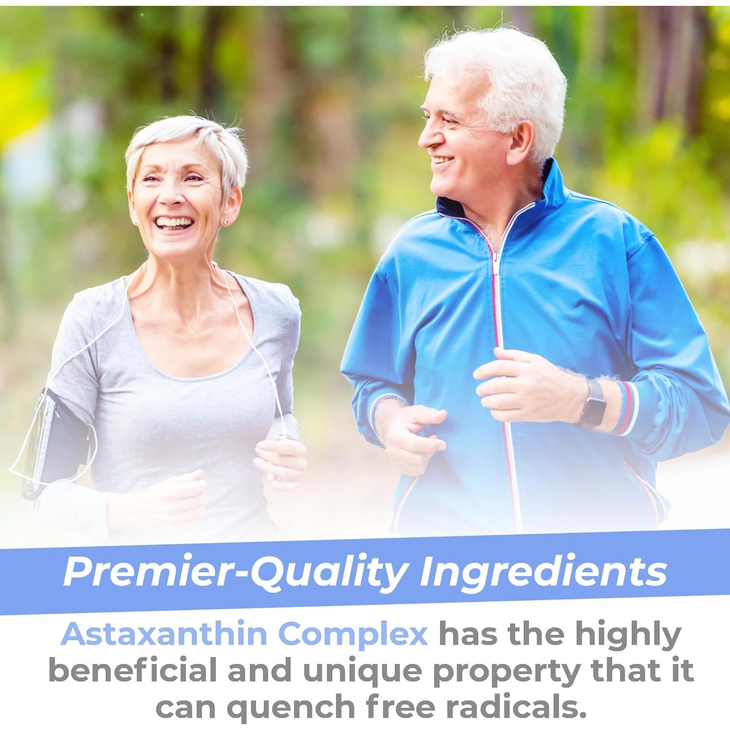 Astaxantina 4mg Premier Research Labs - 60 Cápsulas Vegetarianas