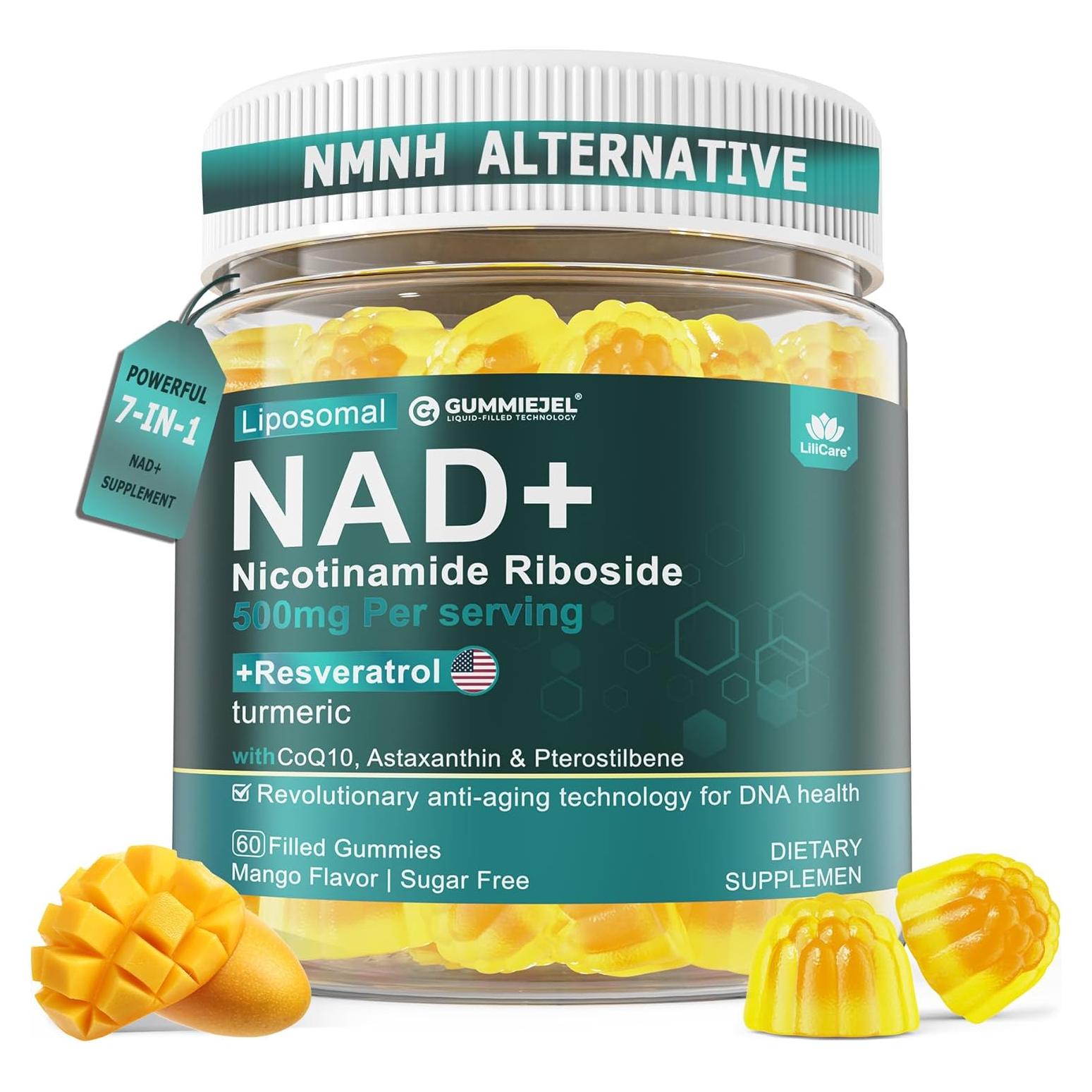 Suplemento Liposomal NAD+ 1000mg | Lilicare | Antienvejecimiento