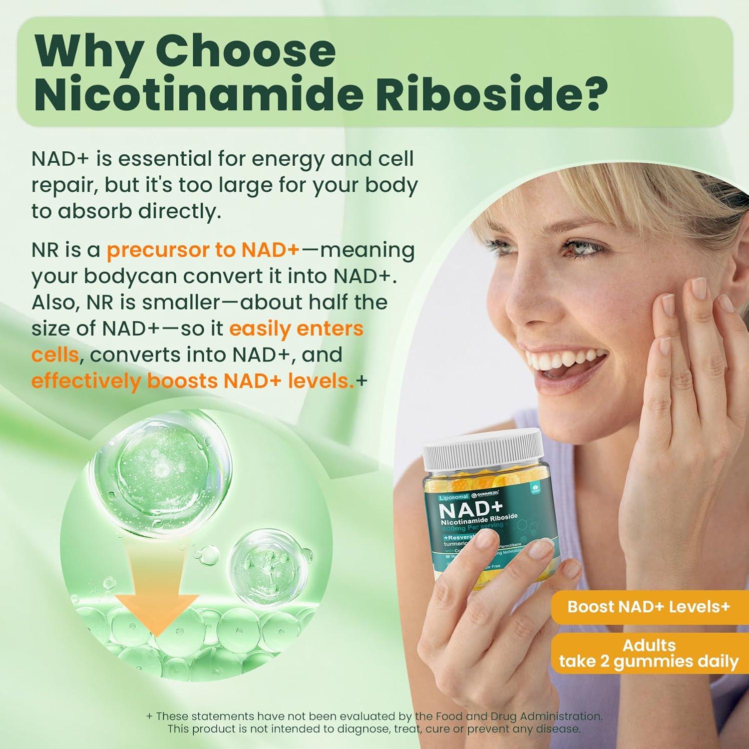 Suplemento Liposomal NAD+ 1000mg | Lilicare | Antienvejecimiento