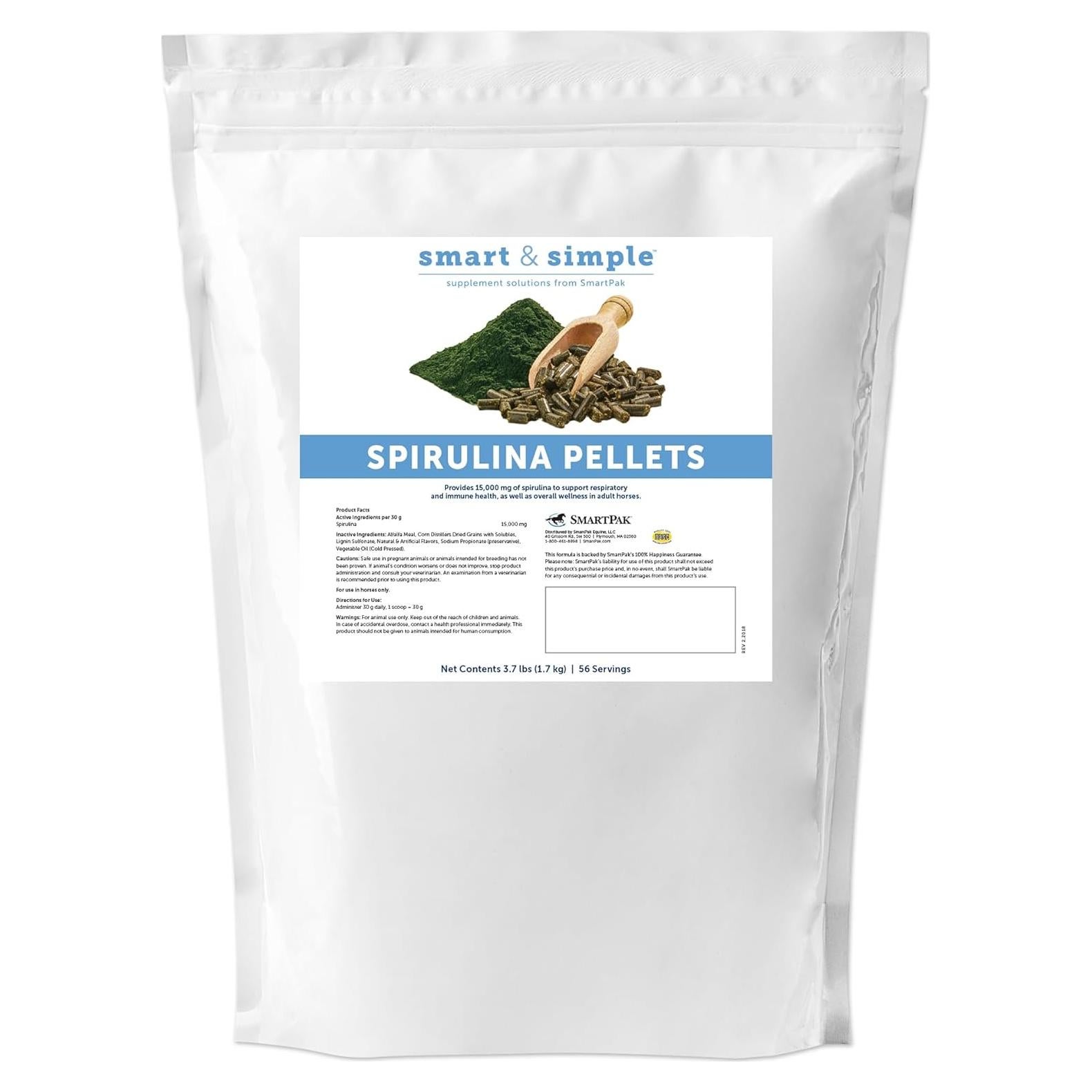 Pellets de Espirulina SmartEquine 1.67 kg para Caballos