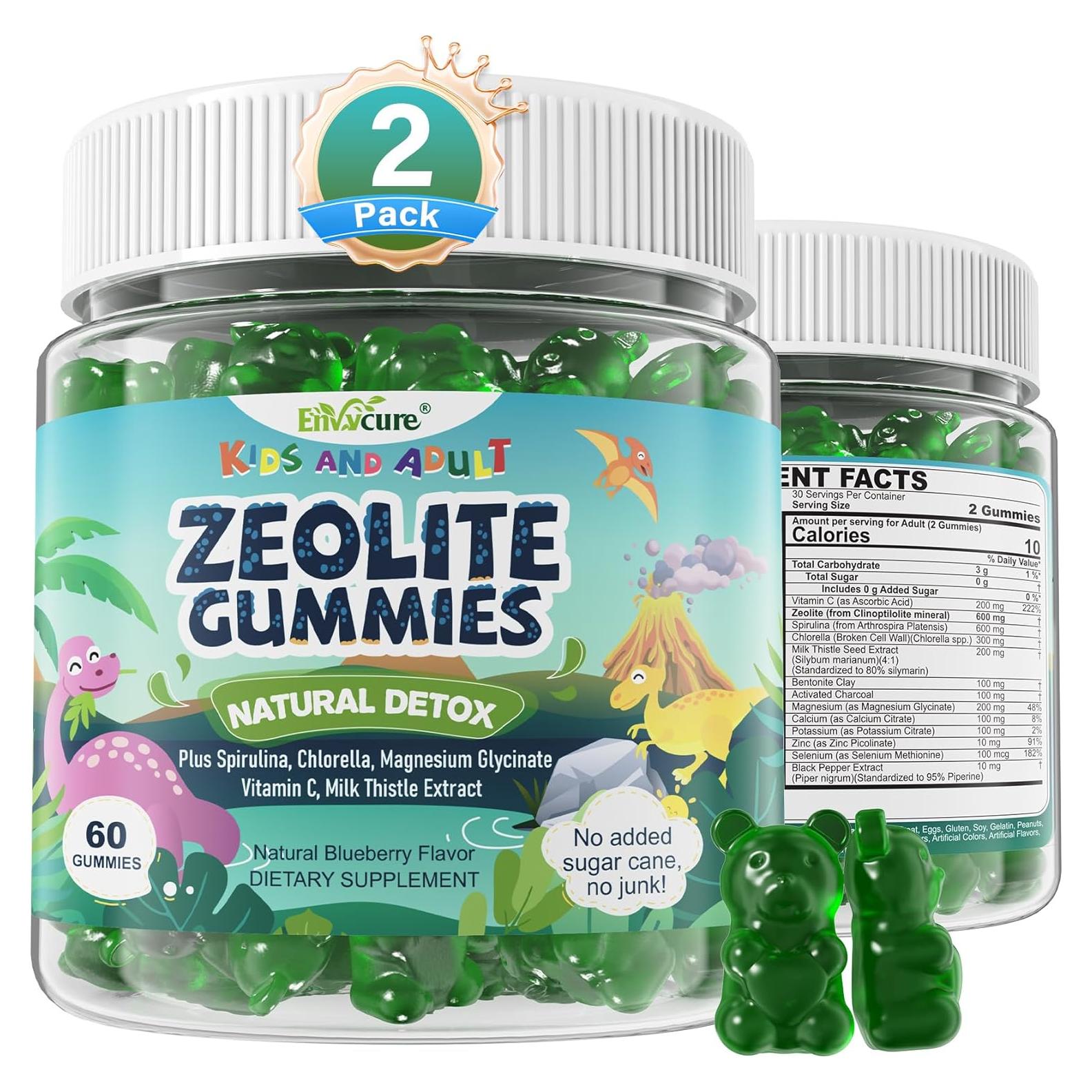 Gominolas de Desintoxicación Zeolita KroOLife - 120 Unidades