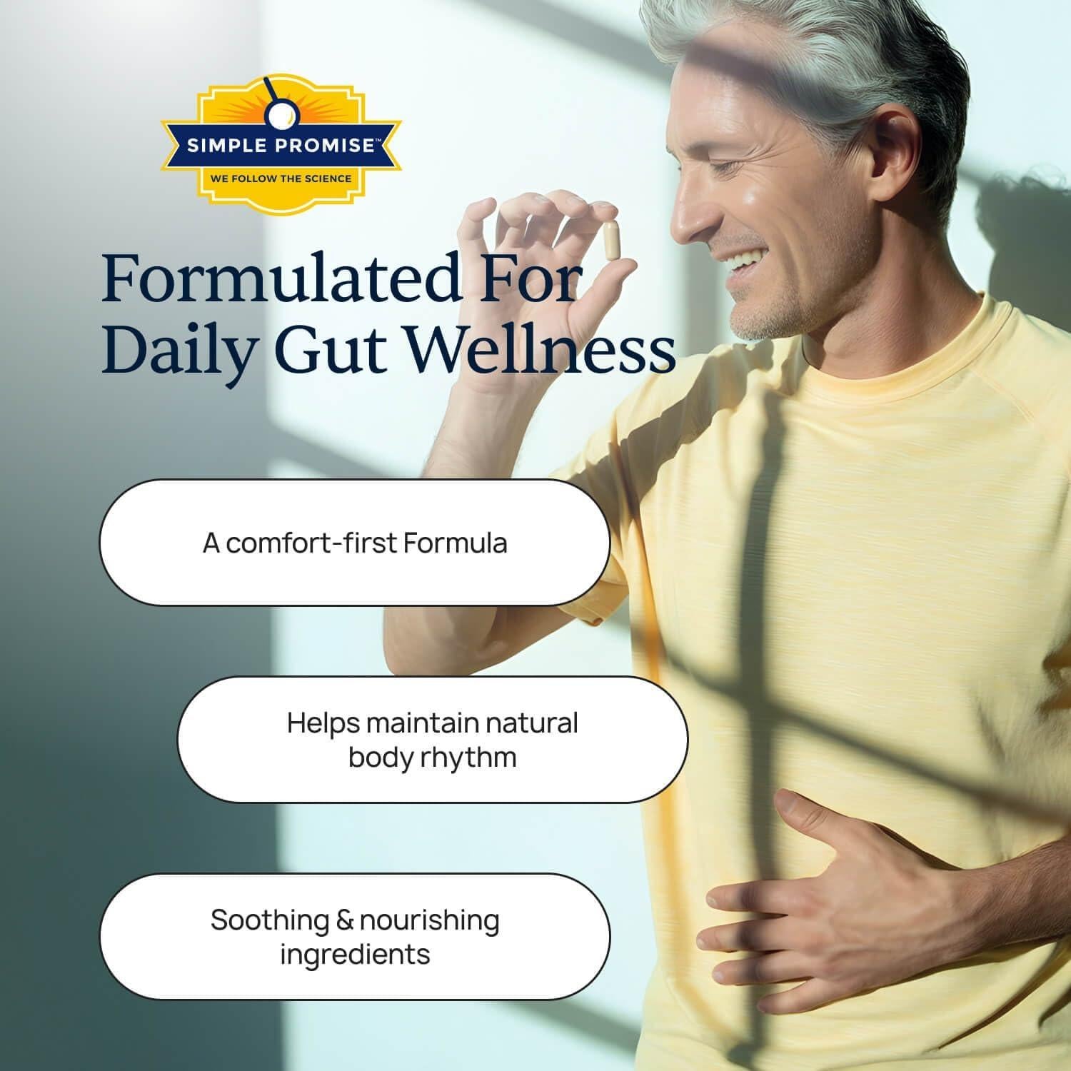 Cápsulas de Psyllium Promesa Simple - 60 Unidades - Soporte Intestinal Natural