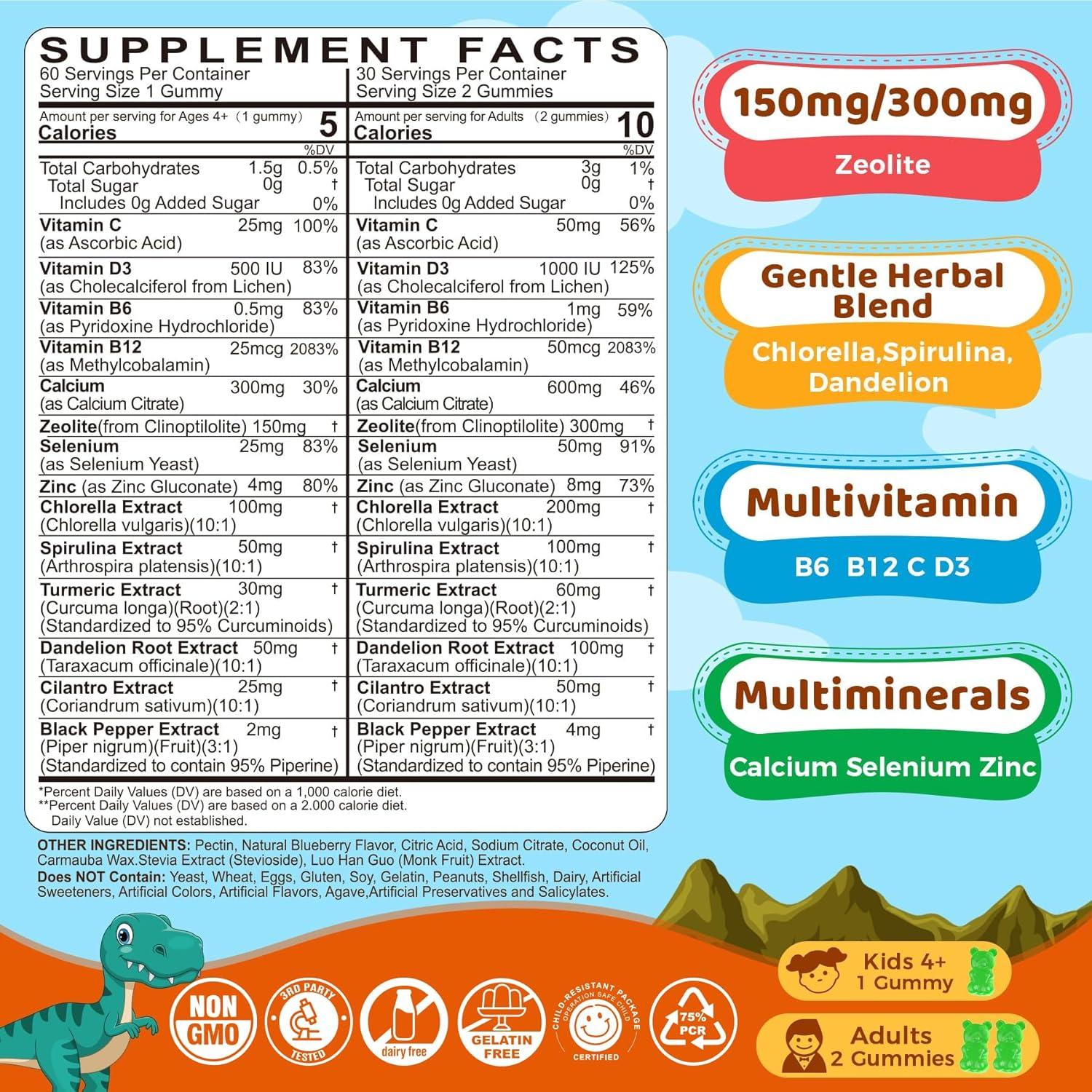 Gomitas Detox Naturales Nextdia 60 Unidades Sin Azúcar