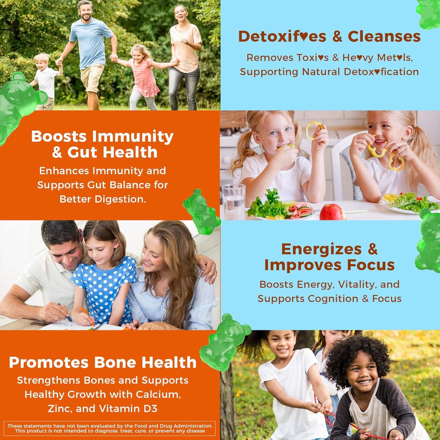 Gomitas Detox Naturales Nextdia 60 Unidades Sin Azúcar