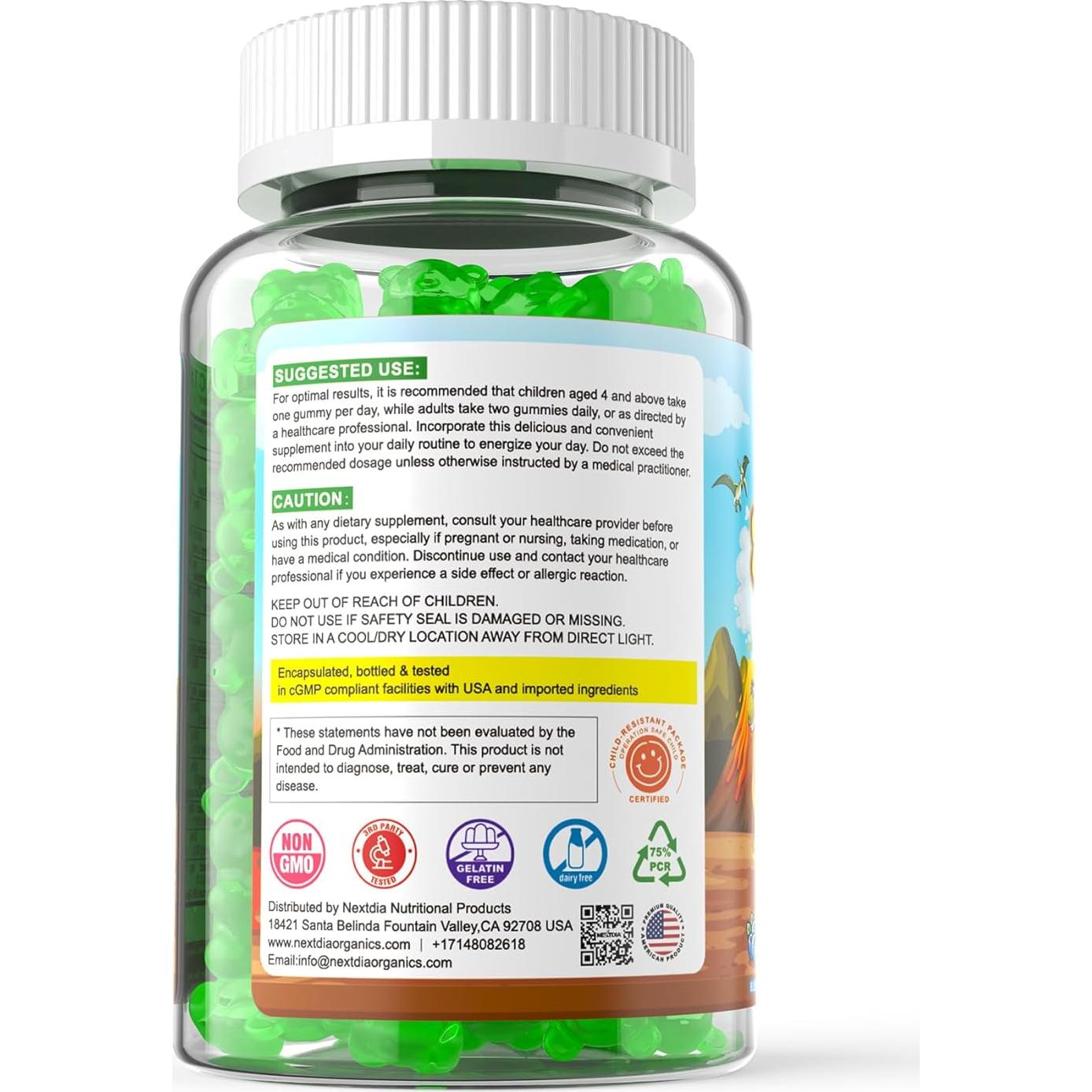 Gomitas Detox Naturales Nextdia 60 Unidades Sin Azúcar