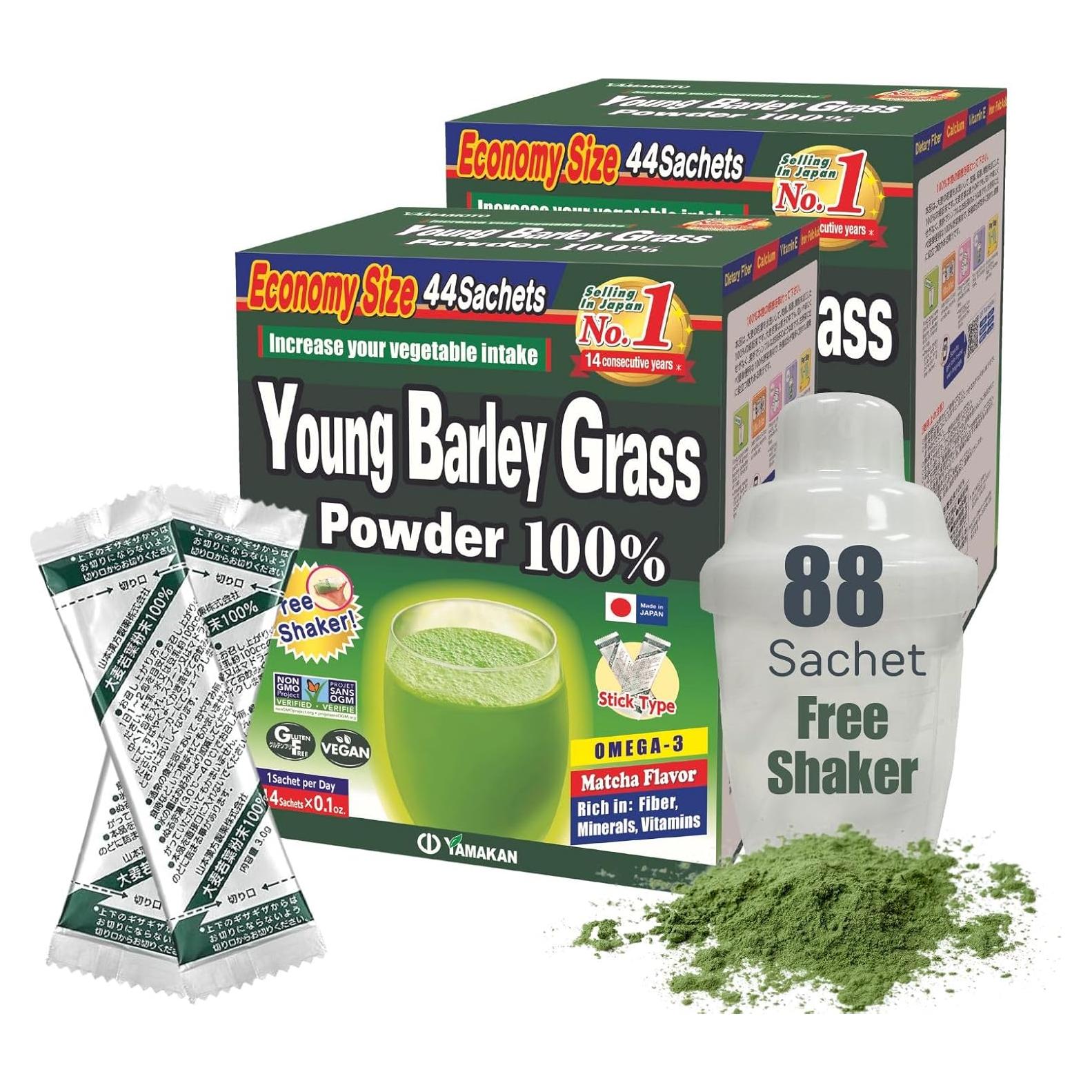 Polvo de Césped de Cebada Joven Yamamoto Kanpo 88 Sobres