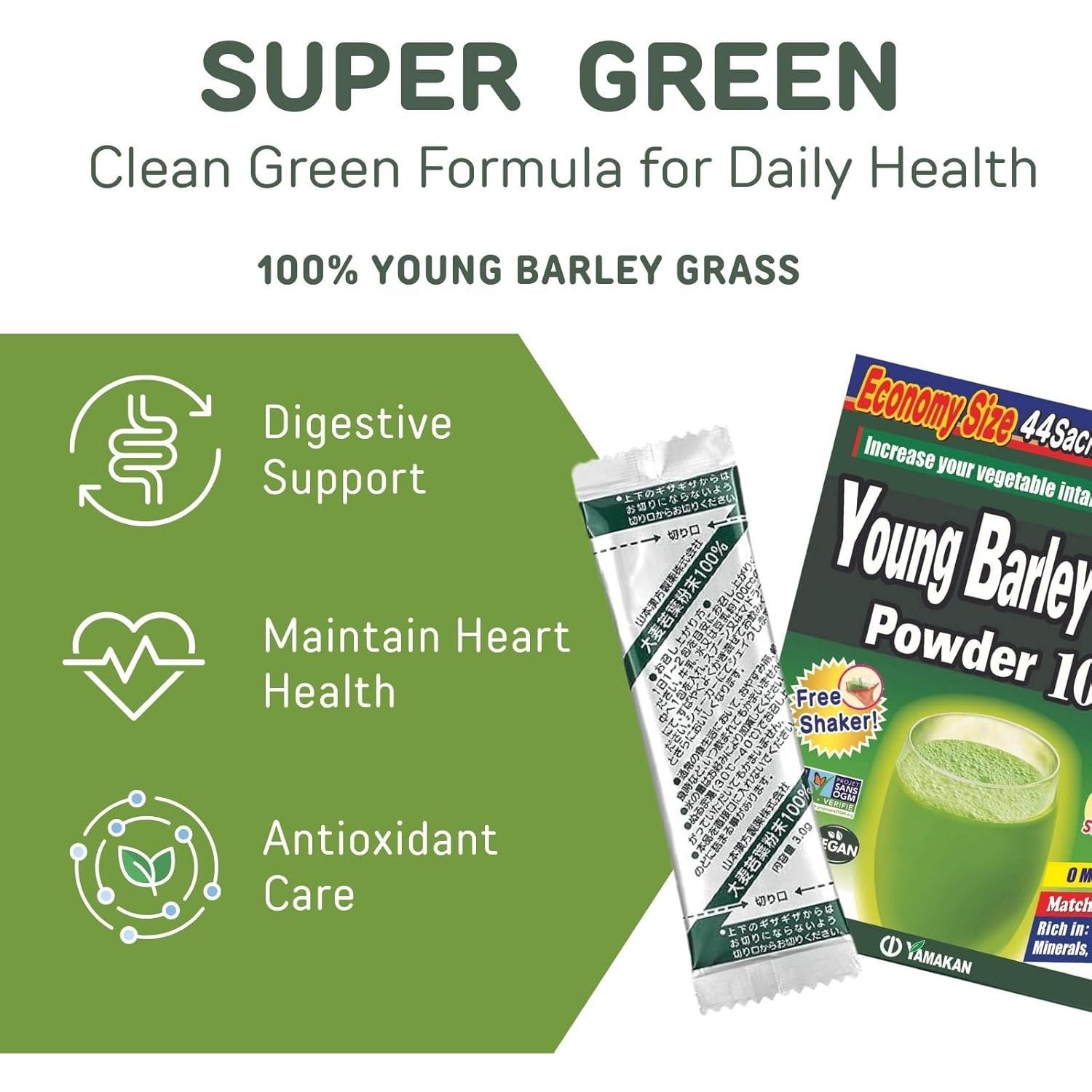Polvo de Césped de Cebada Joven Yamamoto Kanpo 88 Sobres