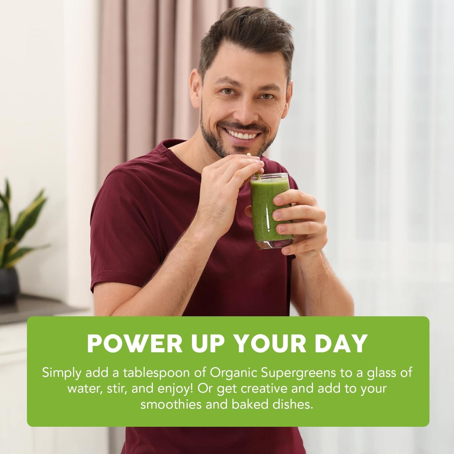 Paleovalley Supergreens Orgánicos 221g - 23 Superalimentos Sin Sabor