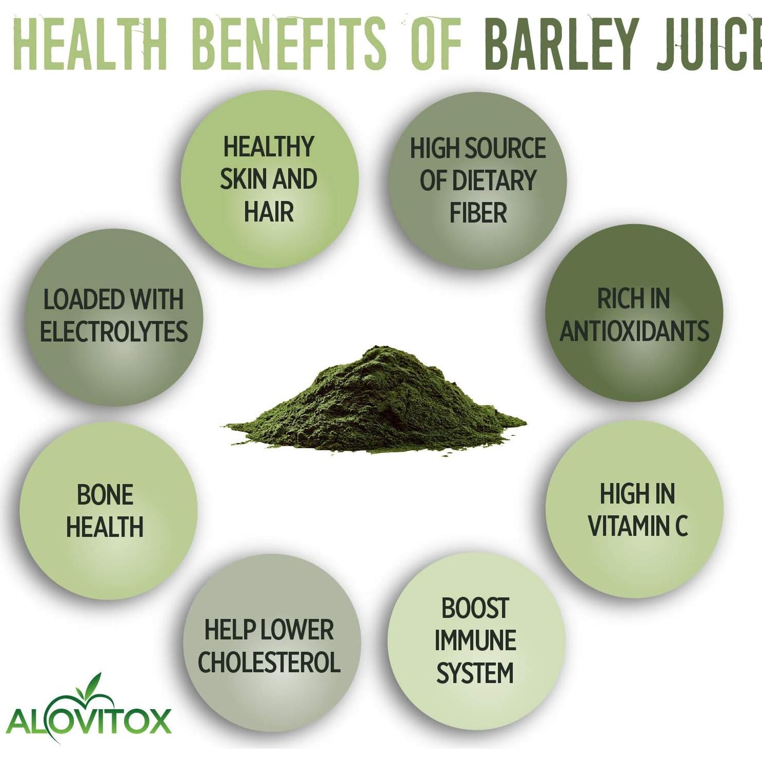 Polvo de Jugo de Cebada Orgánica Alovitox 227 g Antioxidante