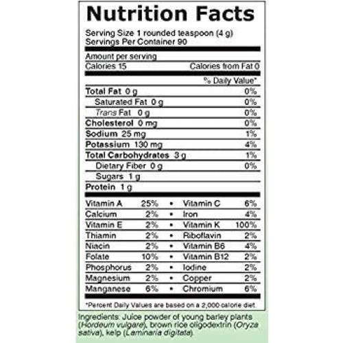 Polvo de Hierba de Cebada AIM BarleyLife 360g Familiar