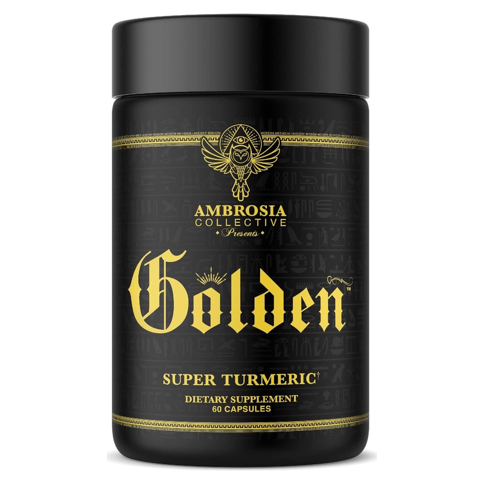 Cápsulas de Cúrcuma Dorada Ambrosia | 765mg | 60 Unidades