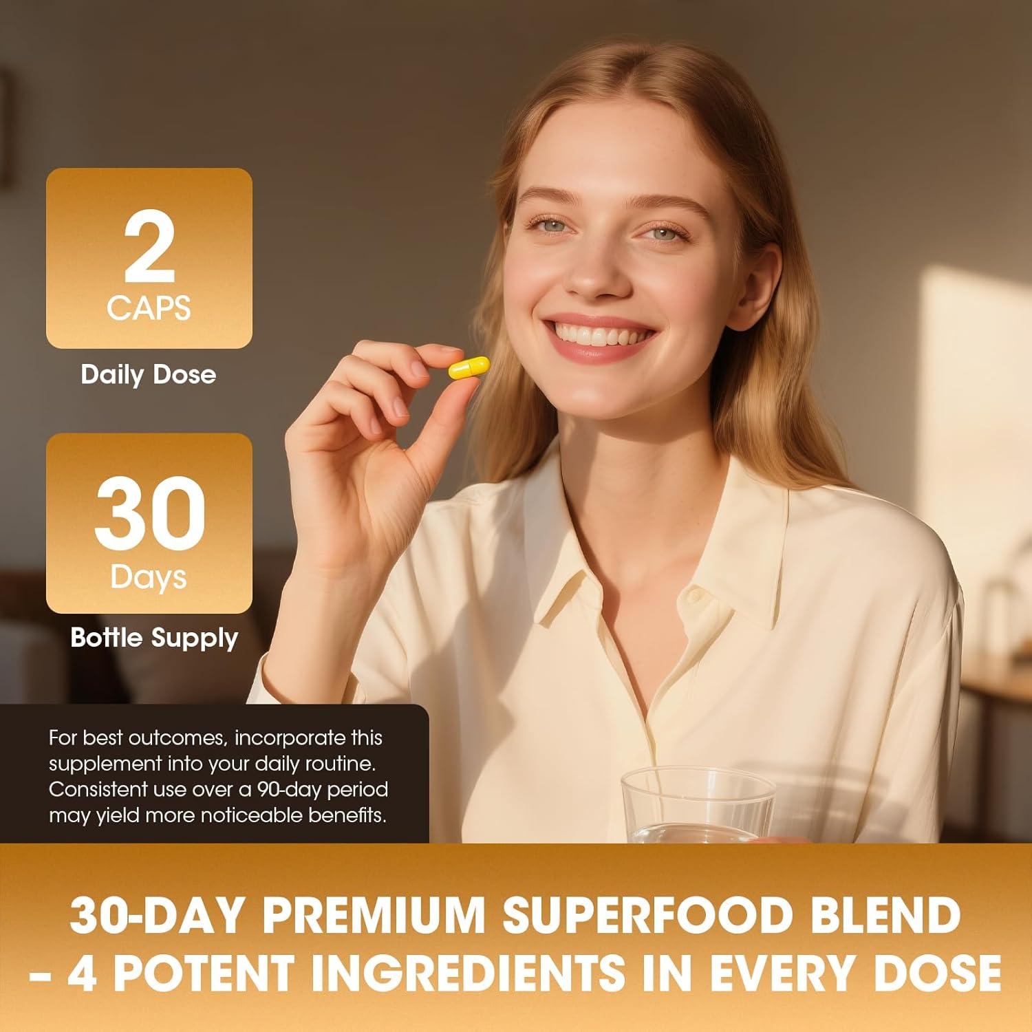 Suplemento de Moringa Catfit 120 Cápsulas Veganas Antioxidante