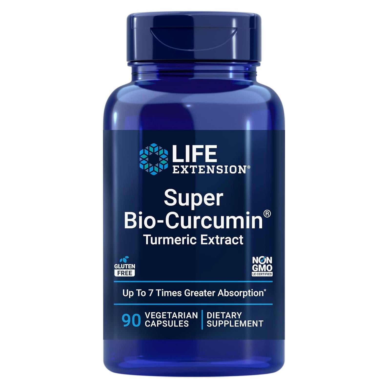 Extracto de Cúrcuma Super Bio-Curcumina 400mg - Life Extension - 90 Cápsulas Veganas