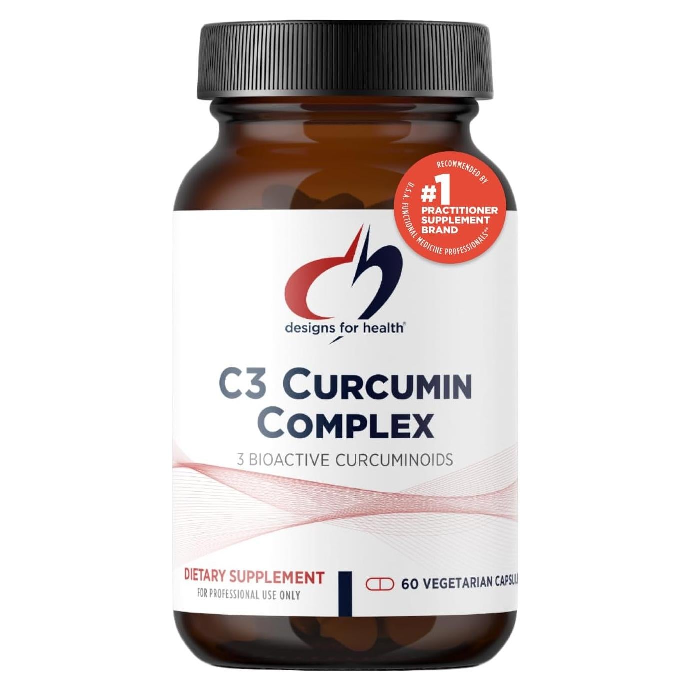 Complejo de Curcumina C3 Designs for Health 400mg 60 Cápsulas