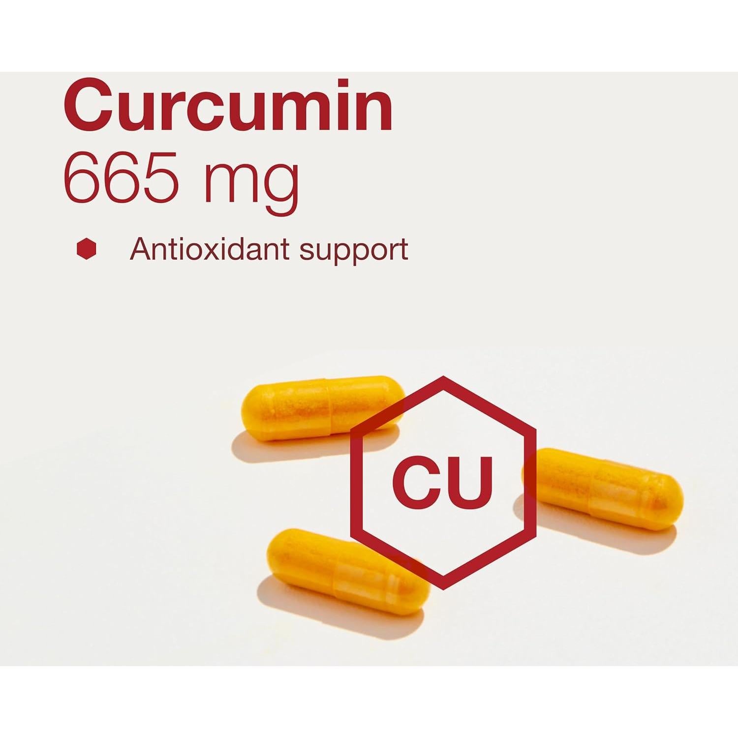 Suplemento de Cúrcuma Curcumina 665 mg - Protocolo Vida - 60 Cápsulas