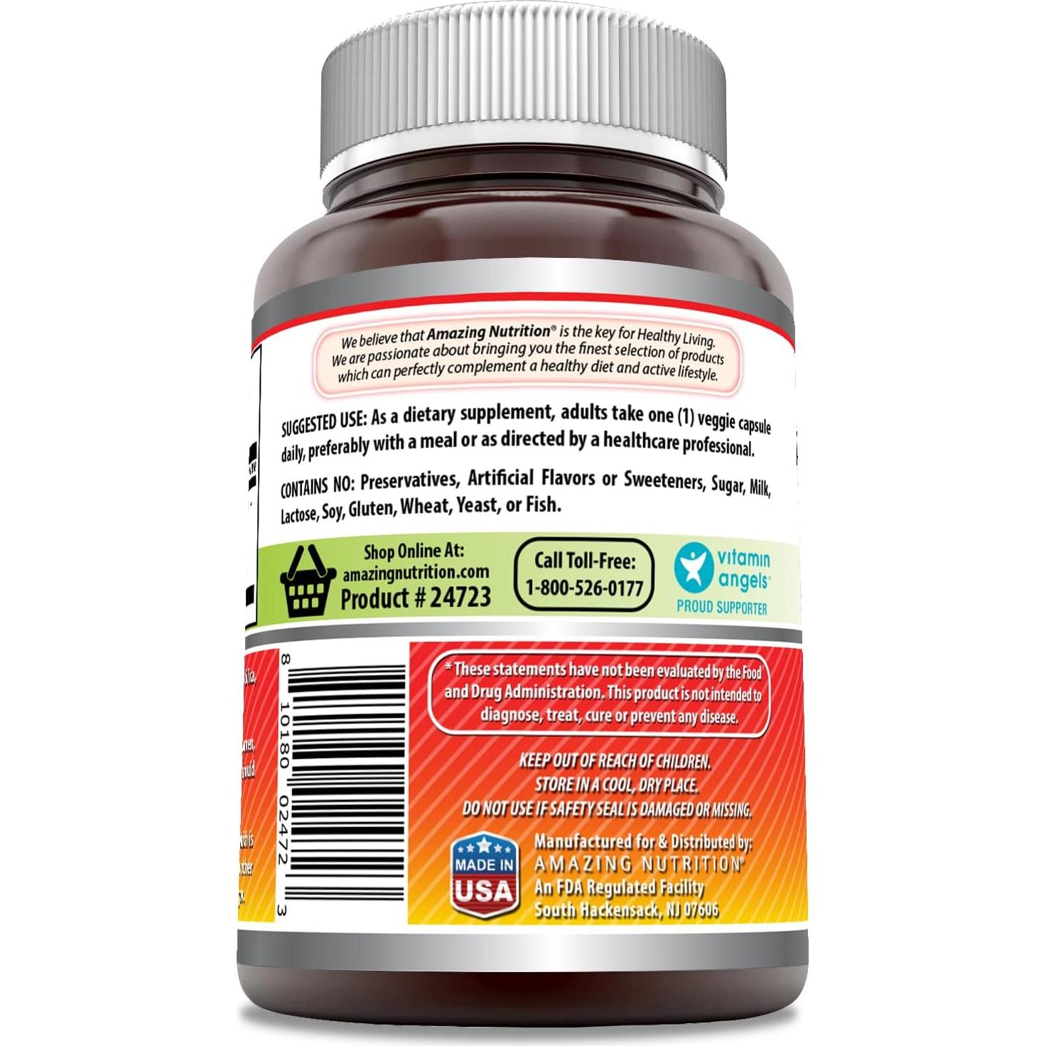 Suplemento de Curcumina 700 Mg Nutrición Asombrosa 120 Cápsulas