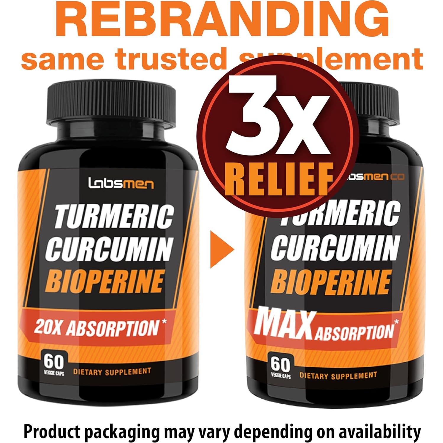 Cápsulas Veganas de Cúrcuma Curcumina 95% - 60 Unidades