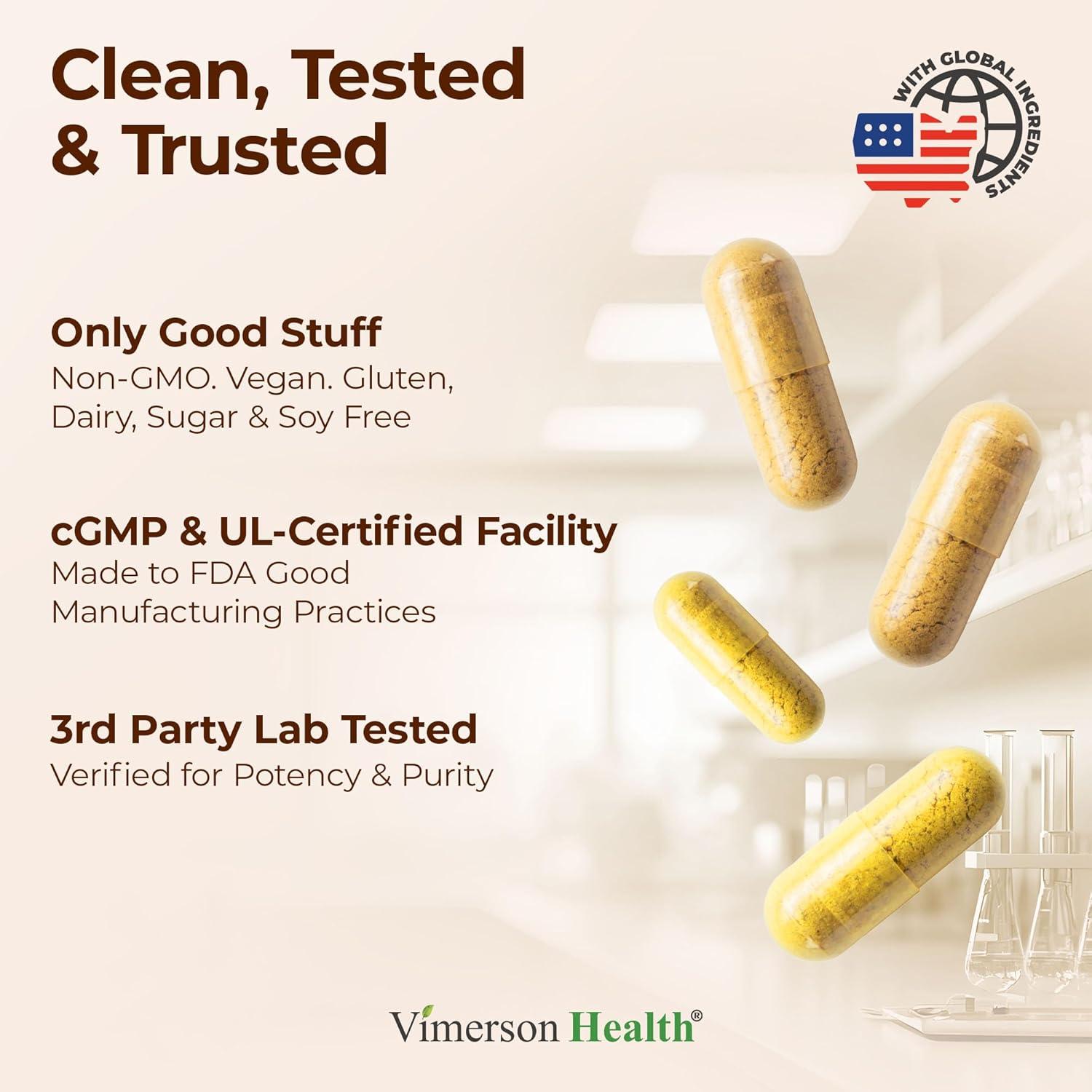 Suplemento de Cúrcuma Boswellia y Curcumina 2 en 1 - Vimerson Health