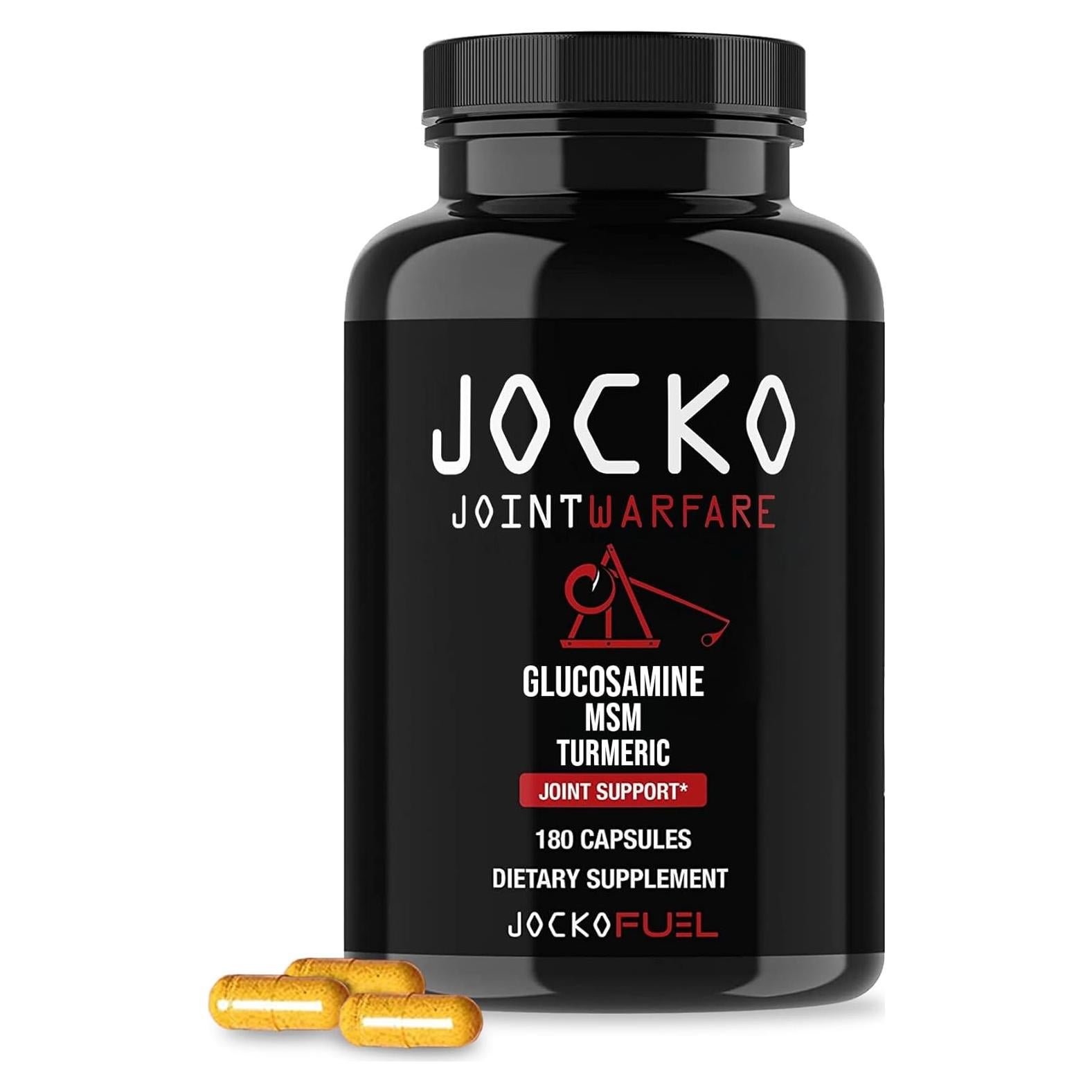 Suplemento Articular Jocko Fuel - Glucosamina MSM 180 Cápsulas