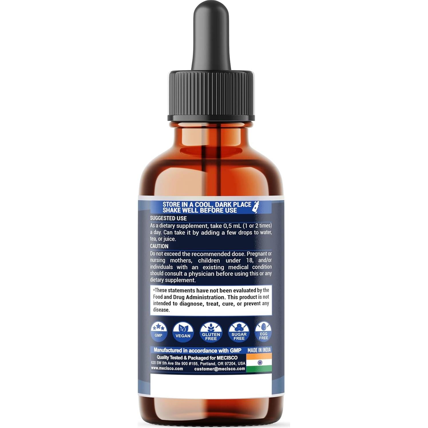 Suplemento de Moringa 9en1 Mecisco con Jengibre y Vitamina D3 - 30ml