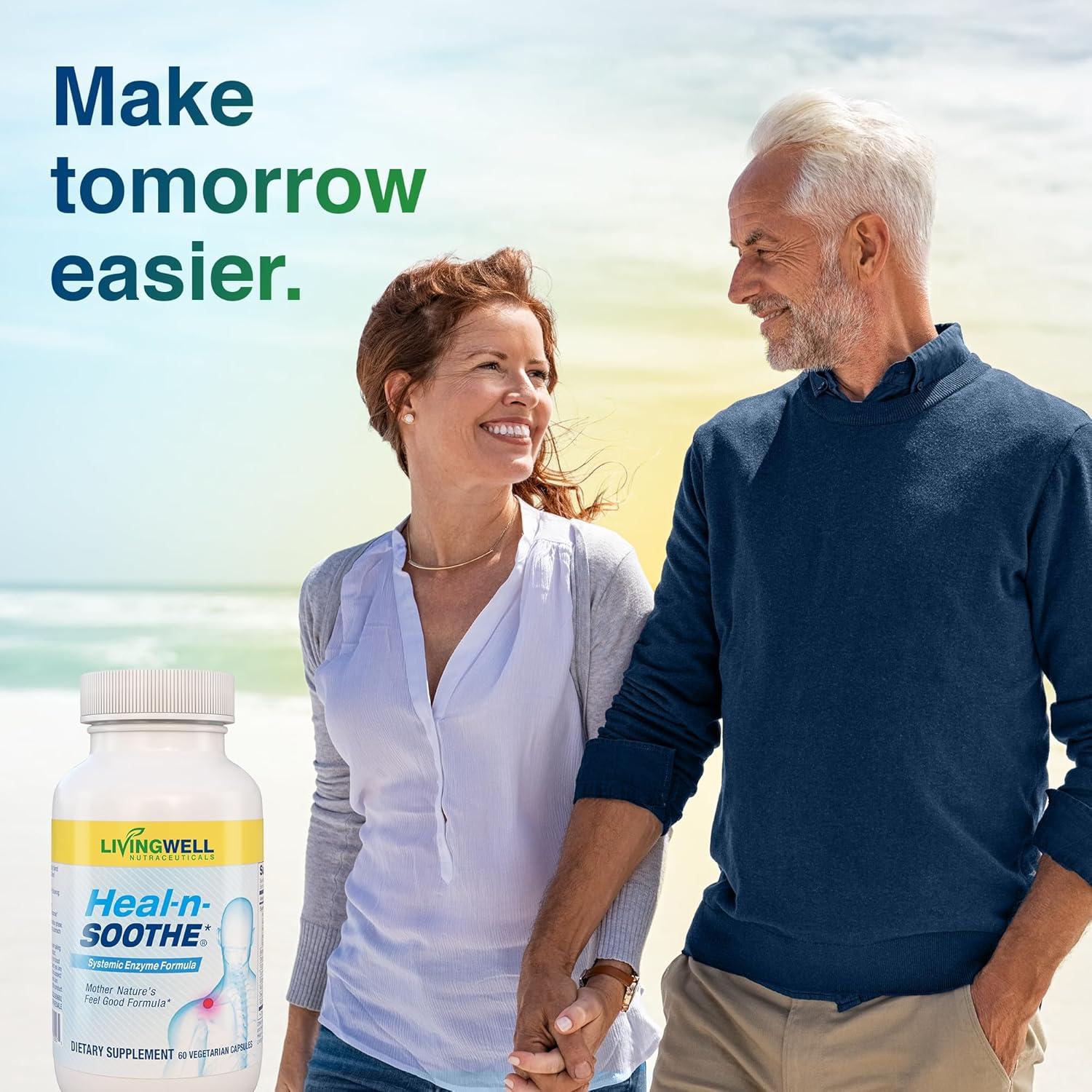 Heal-n-Soothe Suplemento Articular 60 Cápsulas - Alivio Natural