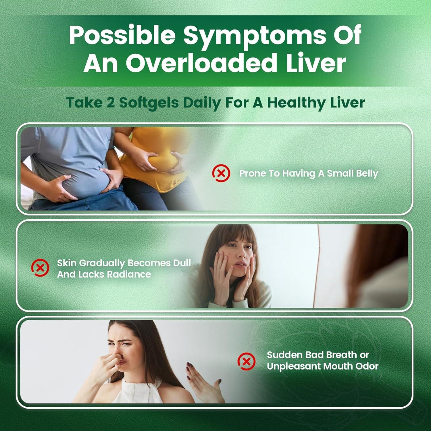 Cápsulas Detox Hepático VivoNu 3000mg 240 Gelatinas Blandas