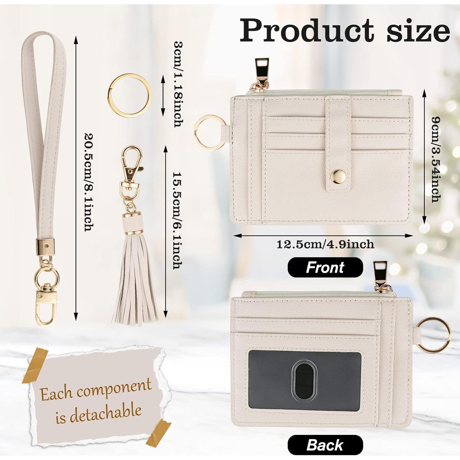 Billetera de Muñeca RFID Beige para Mujeres - JND1818