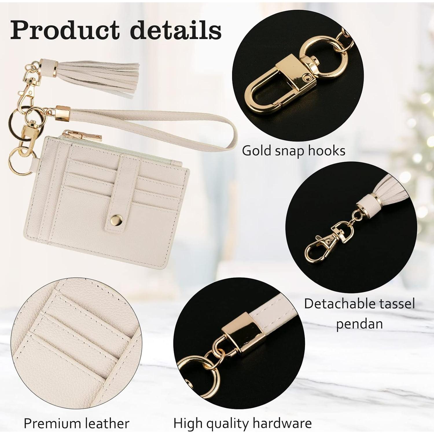 Billetera de Muñeca RFID Beige para Mujeres - JND1818