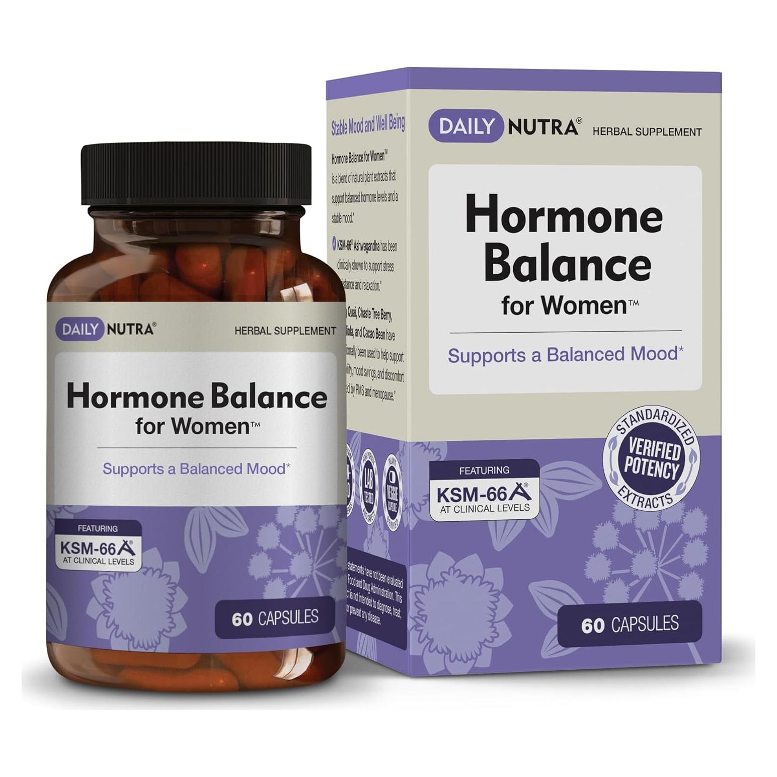 Suplemento Equilibrio Hormonal DailyNutra 60 Cápsulas