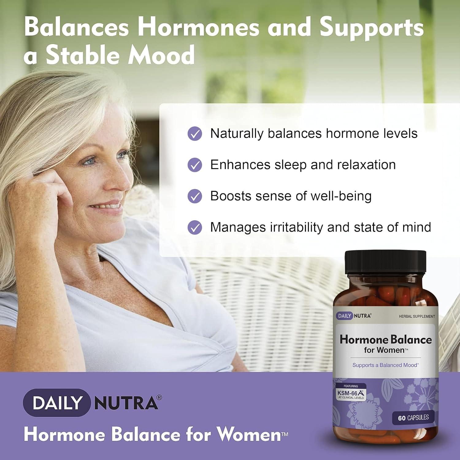 Suplemento Equilibrio Hormonal DailyNutra 60 Cápsulas